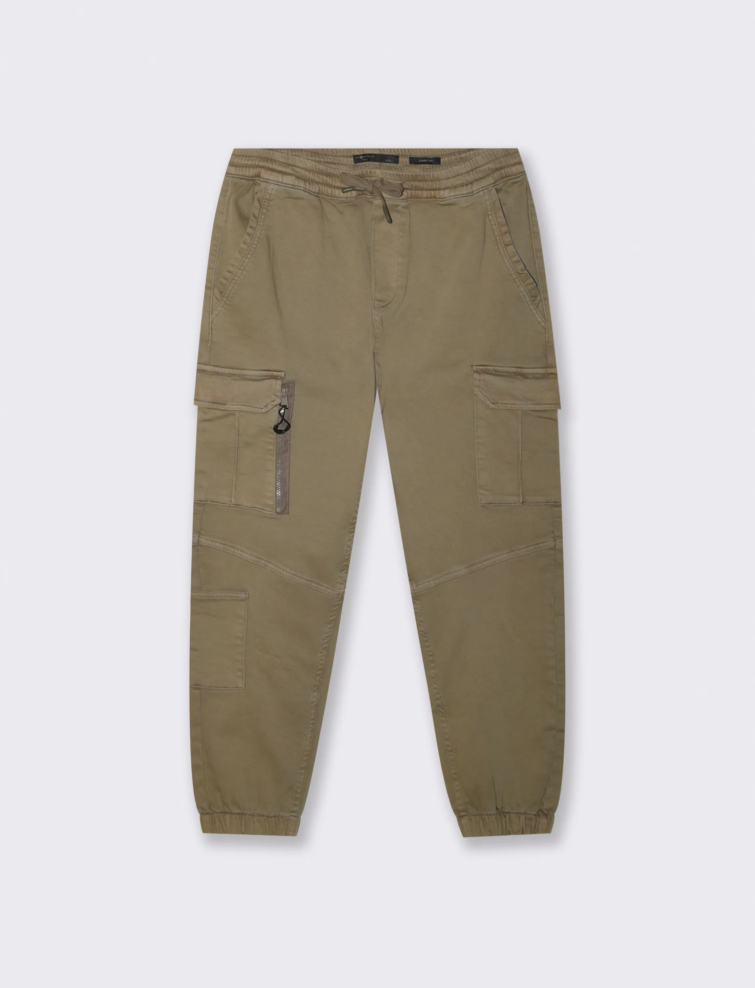 PANTALONI JOGGER CARGO FIT - Verde kaki