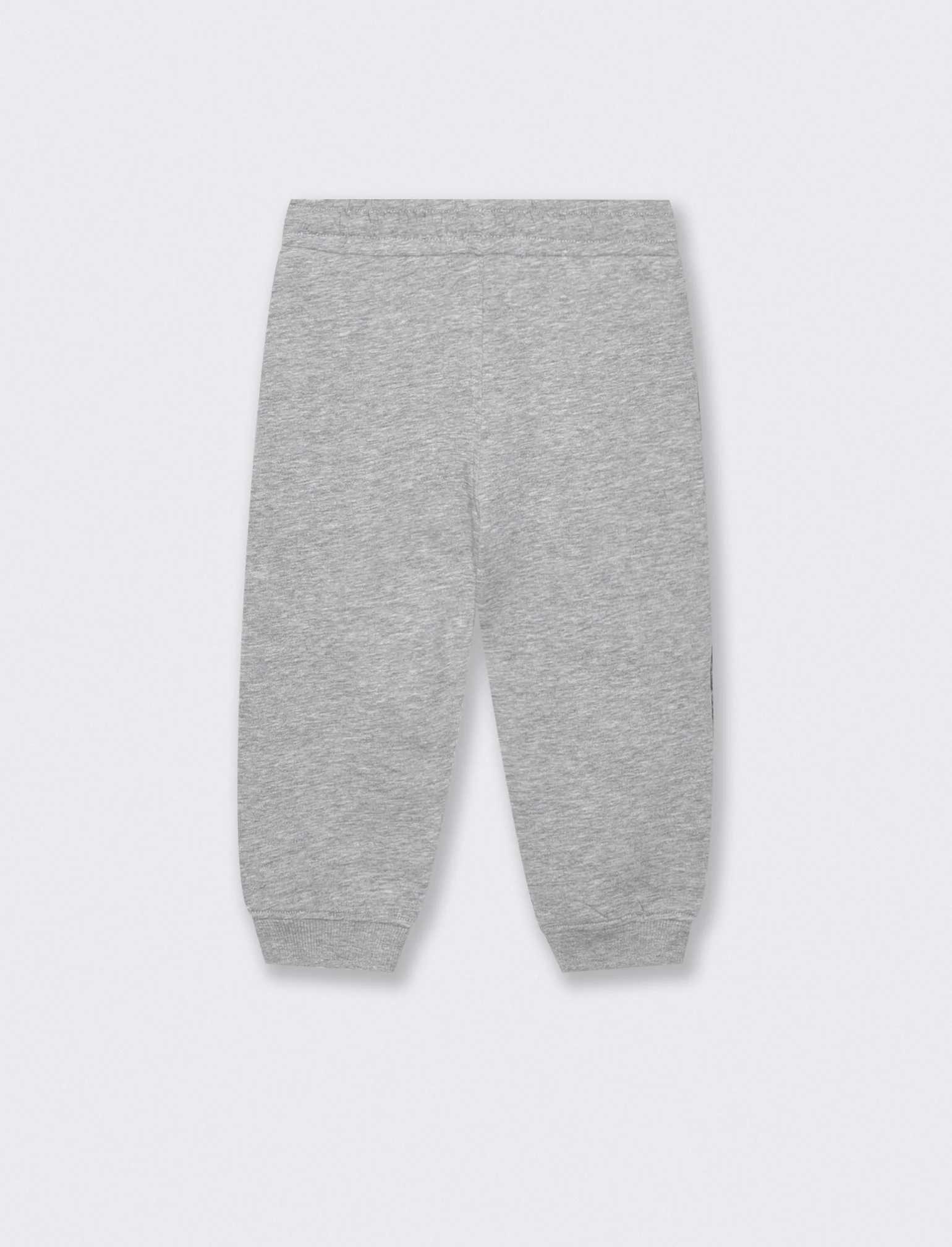 Pantaloni jogger con dettagli a contrasto - Grigio mel. - Image 2