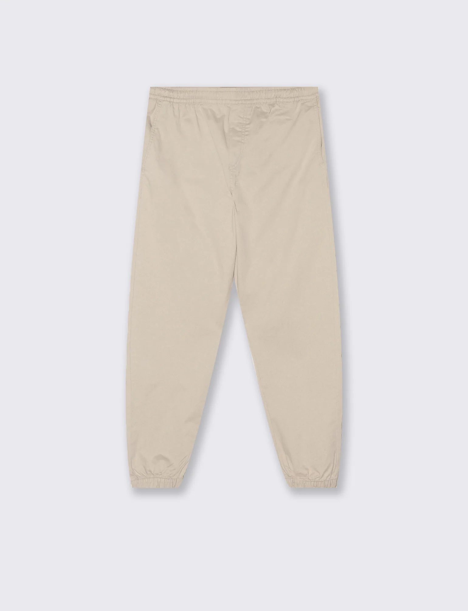 Pantaloni jogger con vita regolabile - Beige