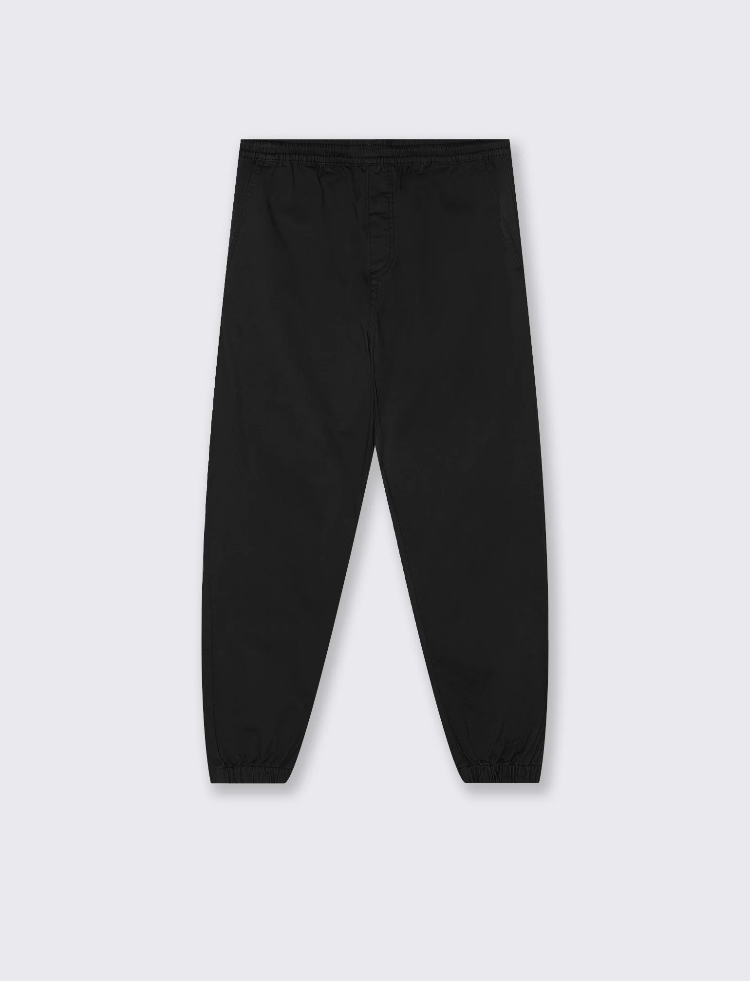 Pantaloni jogger con vita regolabile - Nero