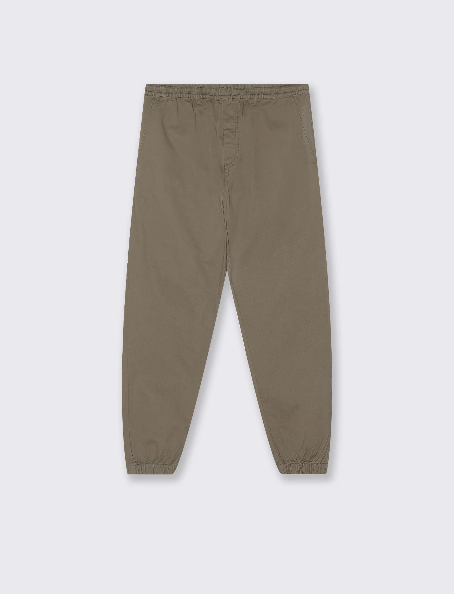 Pantaloni jogger con vita regolabile - Verde kaki