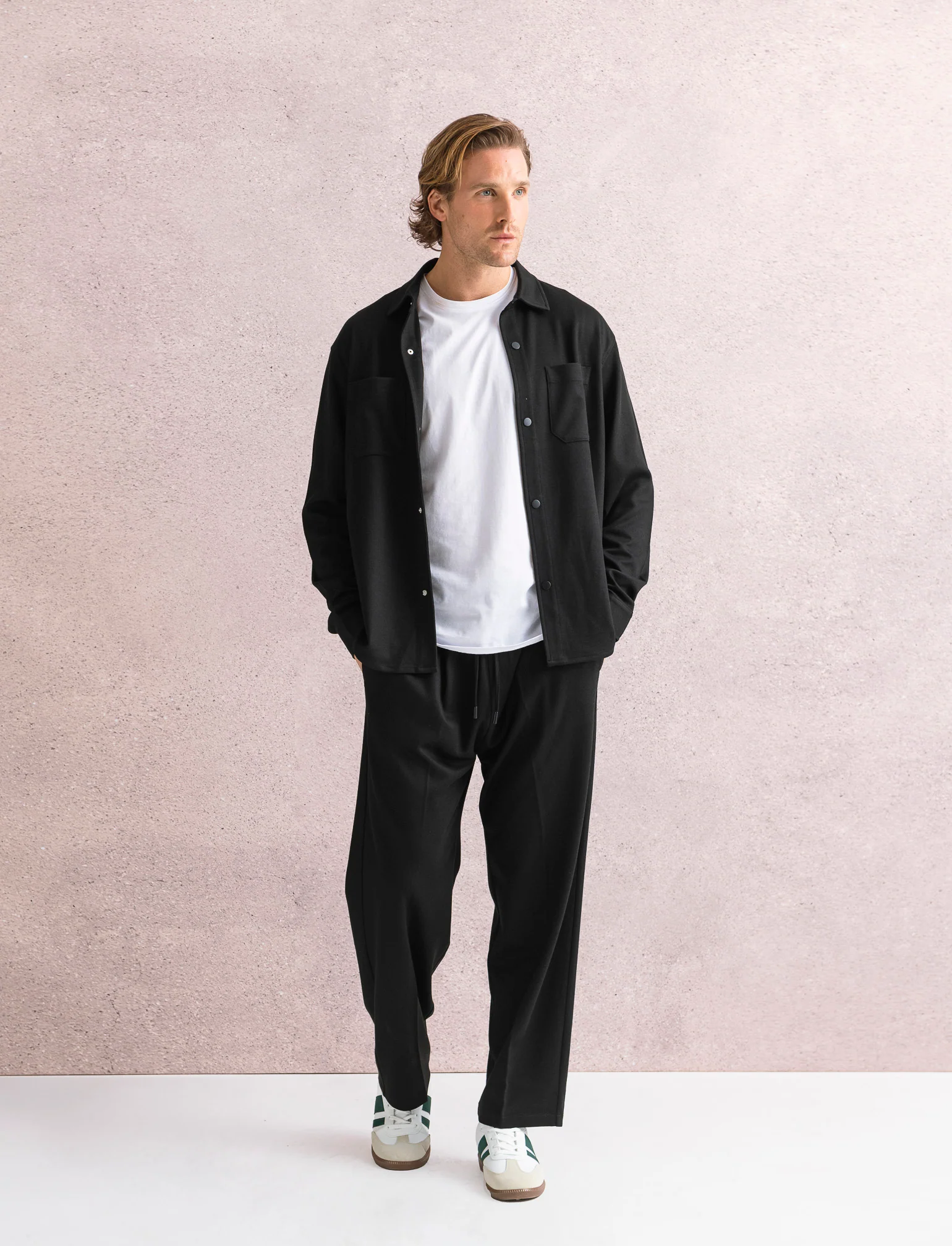 PANTALONI JOGGER DA COMPLETO IN TESSUTO JOGGER - Nero - Image 3