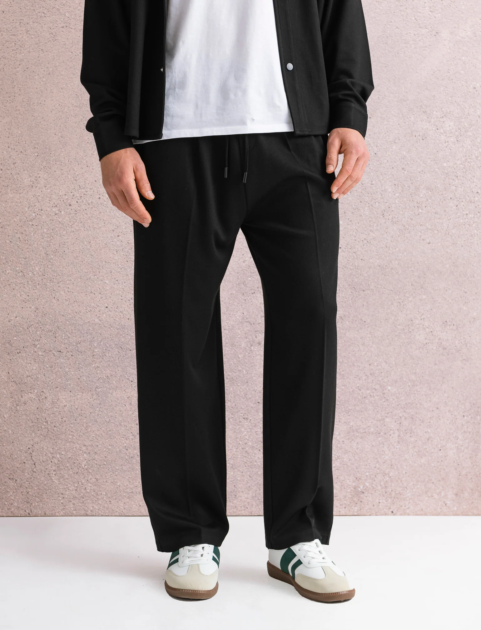 PANTALONI JOGGER DA COMPLETO IN TESSUTO JOGGER - Nero - Image 4