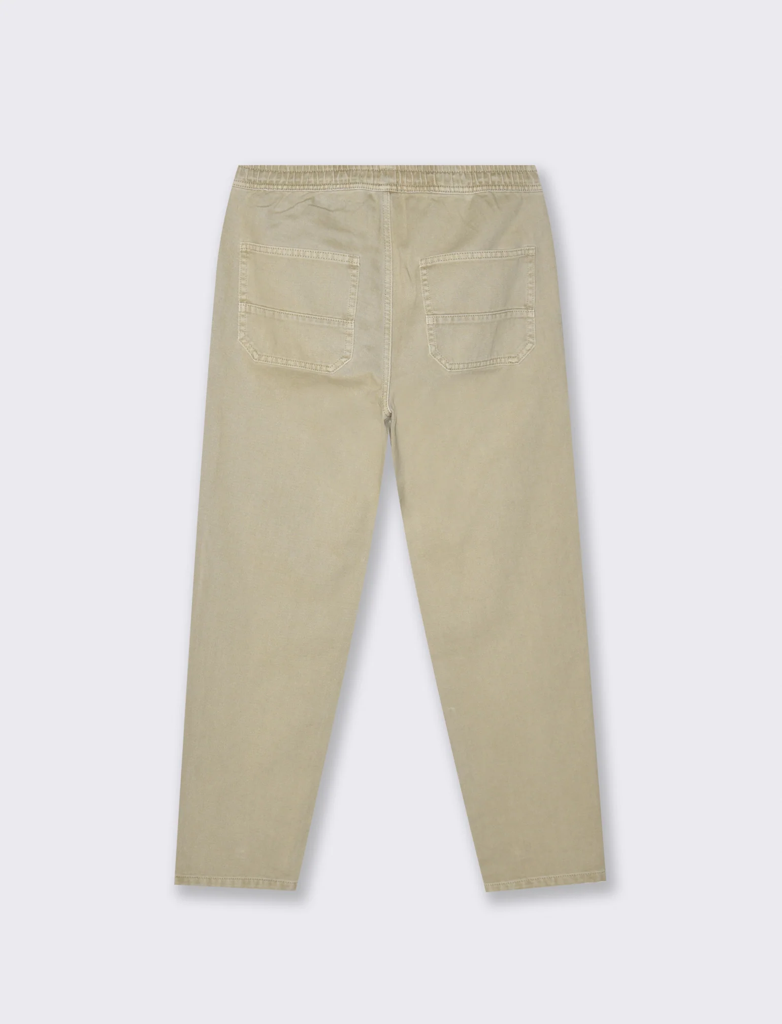 PANTALONI JOGGER EFFETTO DENIM - Beige - Image 2