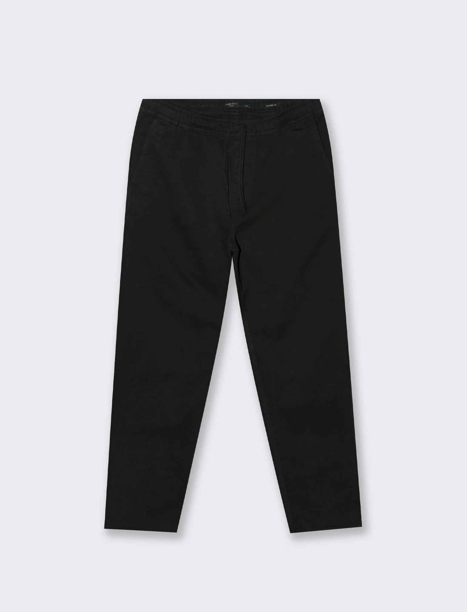 PANTALONI JOGGER EFFETTO DENIM - Nero