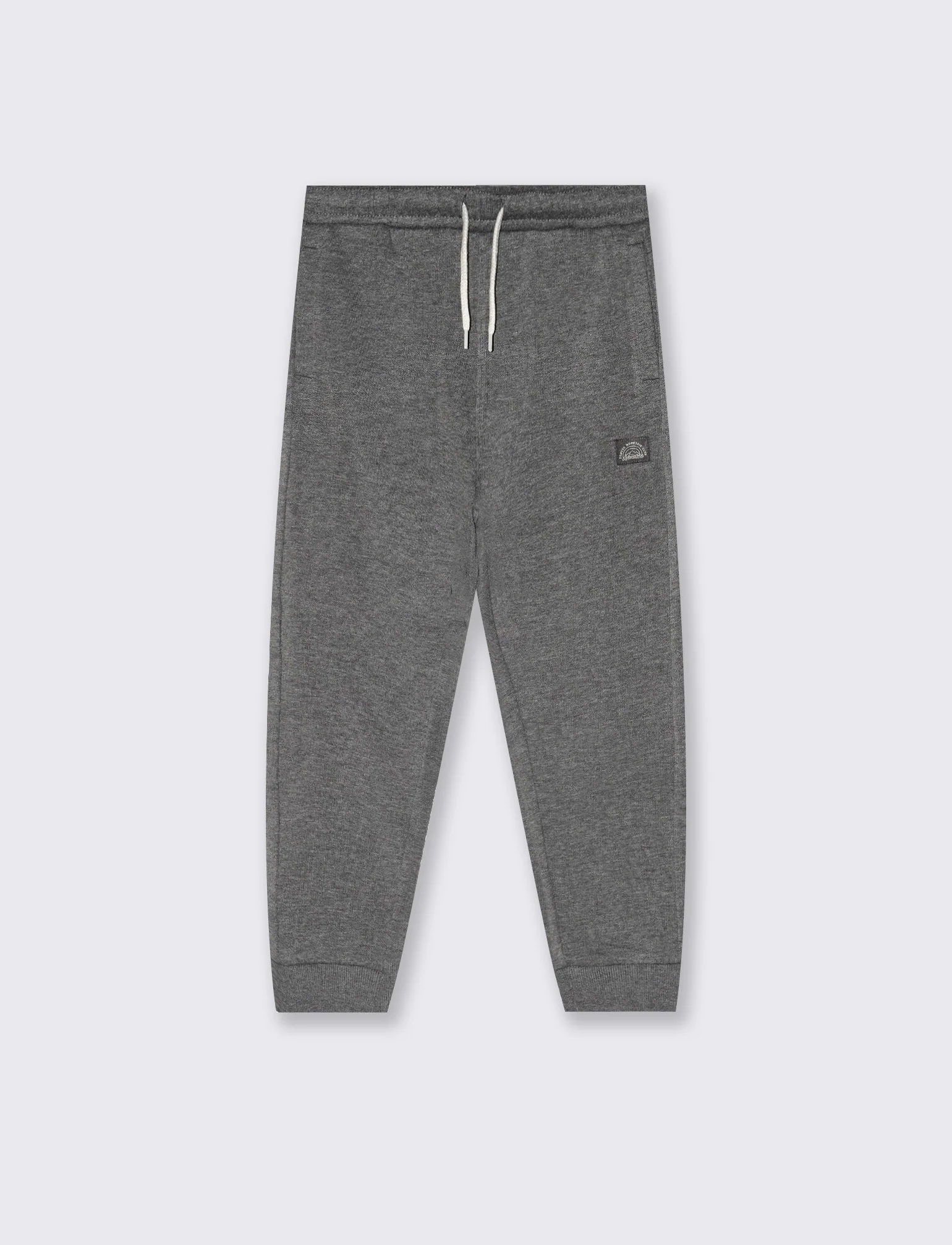 Pantaloni jogger in cotone comfortevoli - Grigio mel.