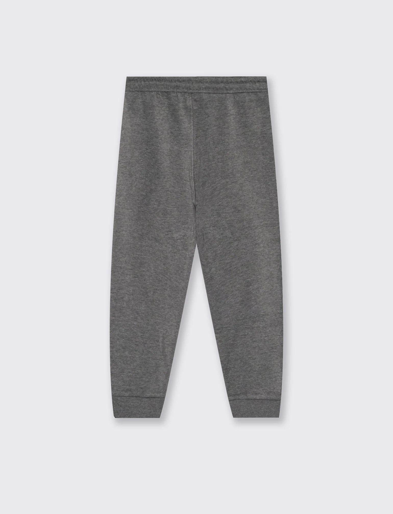 Pantaloni jogger in cotone comfortevoli - Grigio mel. - Image 2