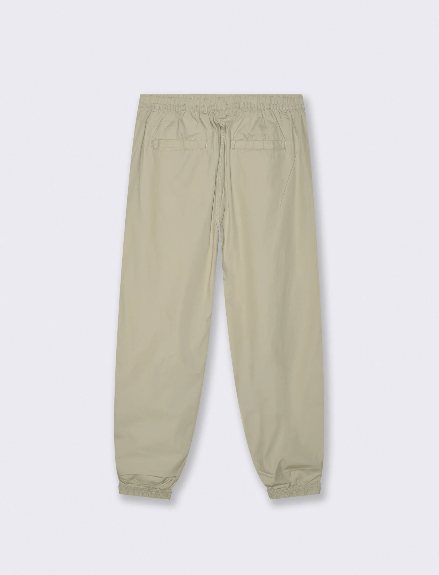 Pantaloni Jogger in Cotone con Vita Elastica - Grigio stone - Image 2