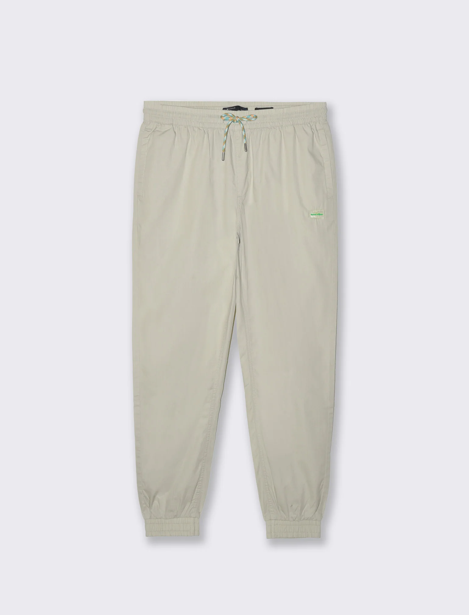 Pantaloni jogger in cotone da uomo - Grigio ghiaccio - Image 4