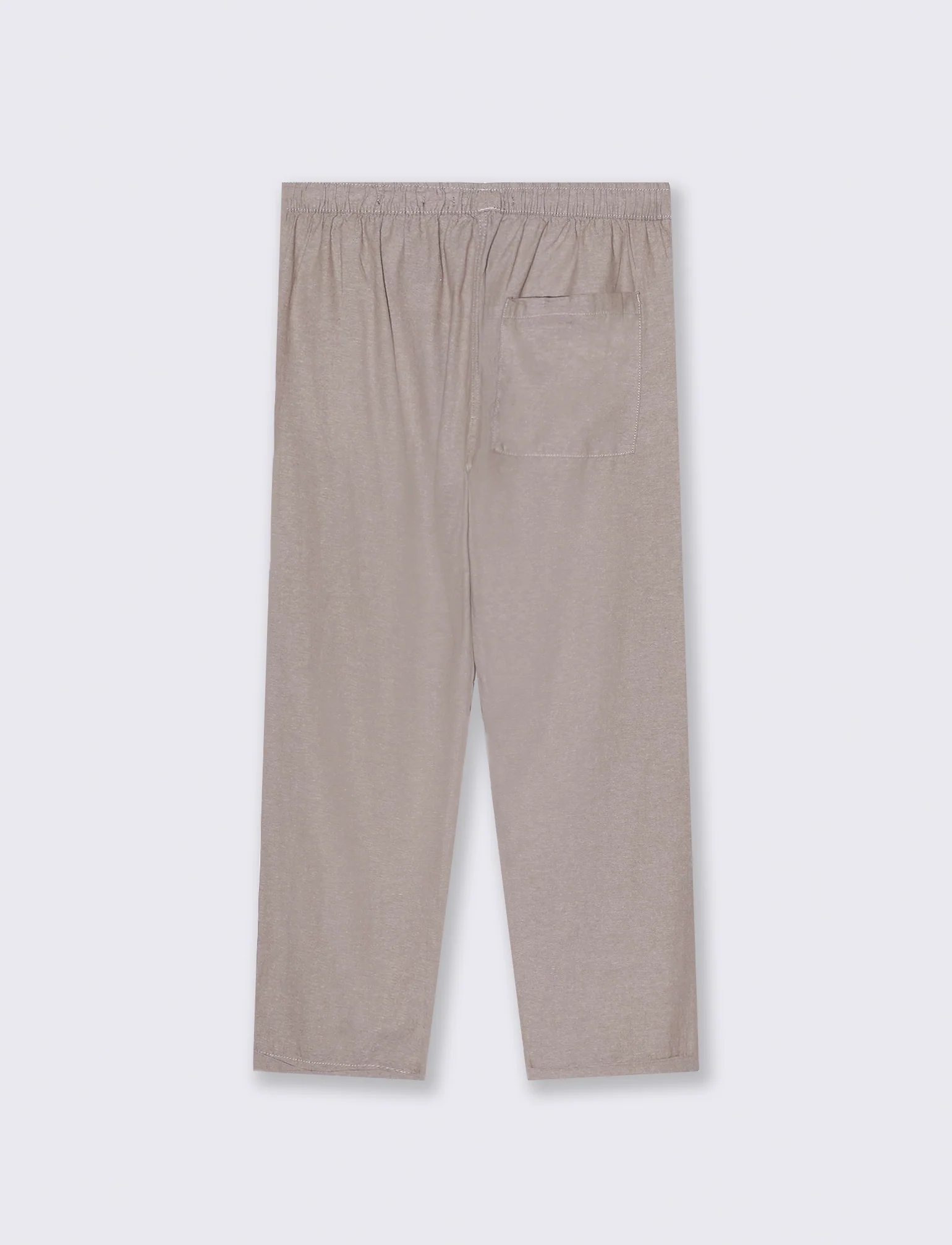 Pantaloni jogger in cotone effetto melange da uomo - Grigio tortora - Image 2