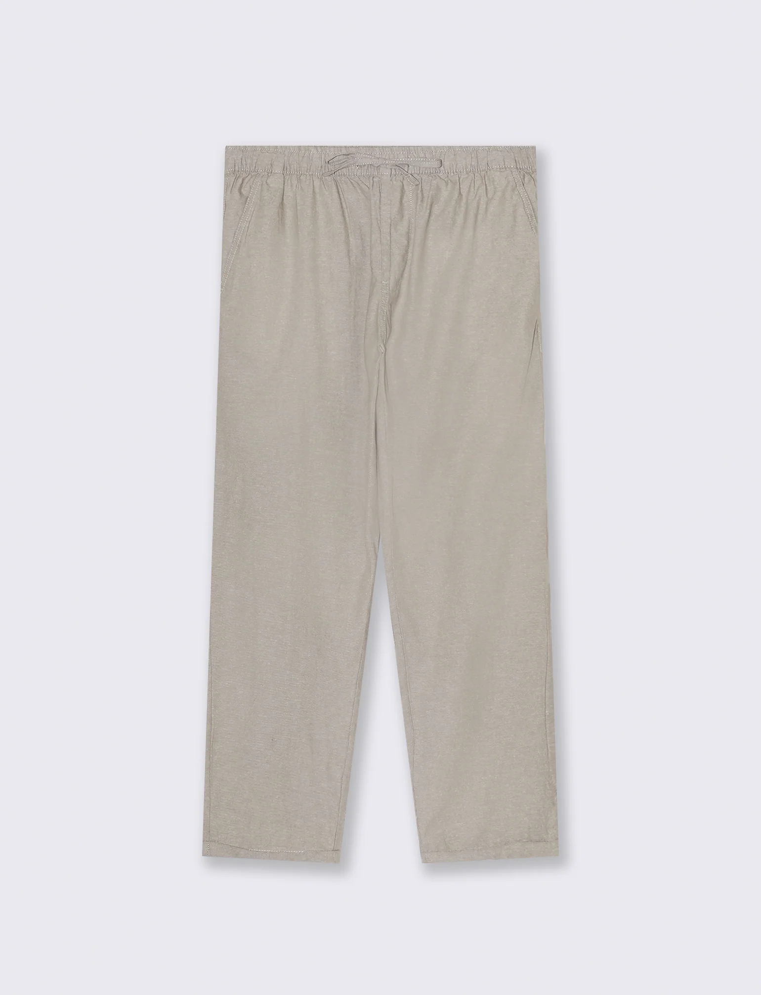 Pantaloni jogger in cotone effetto melange da uomo - Verde salvia - Image 4