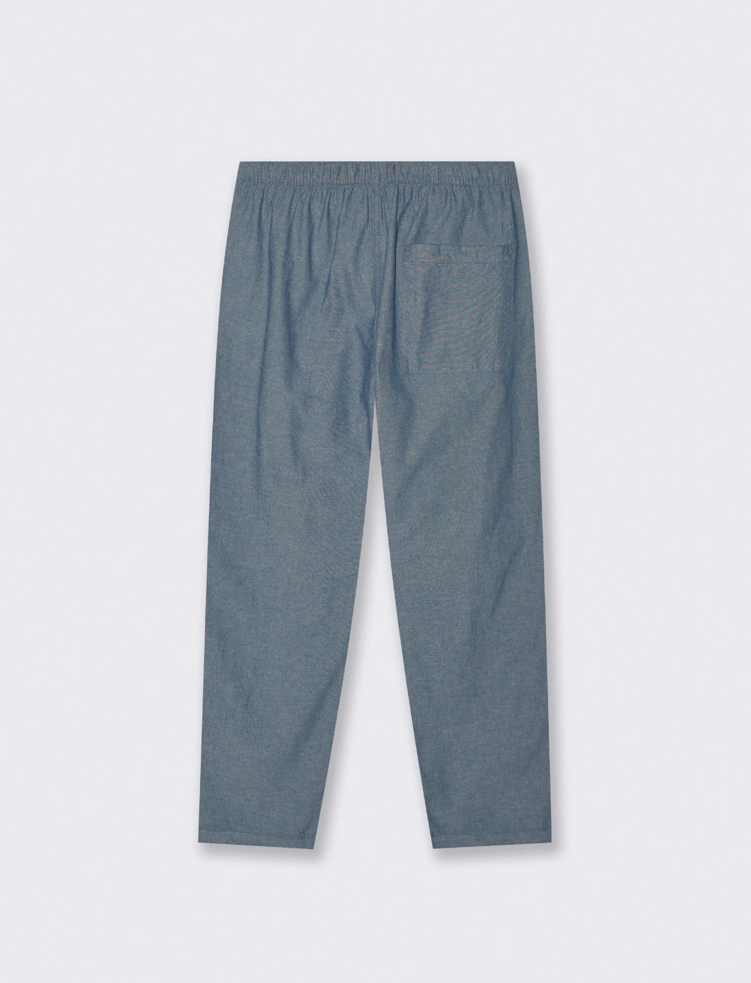 Pantaloni jogger in cotone melange - Blu - Image 2