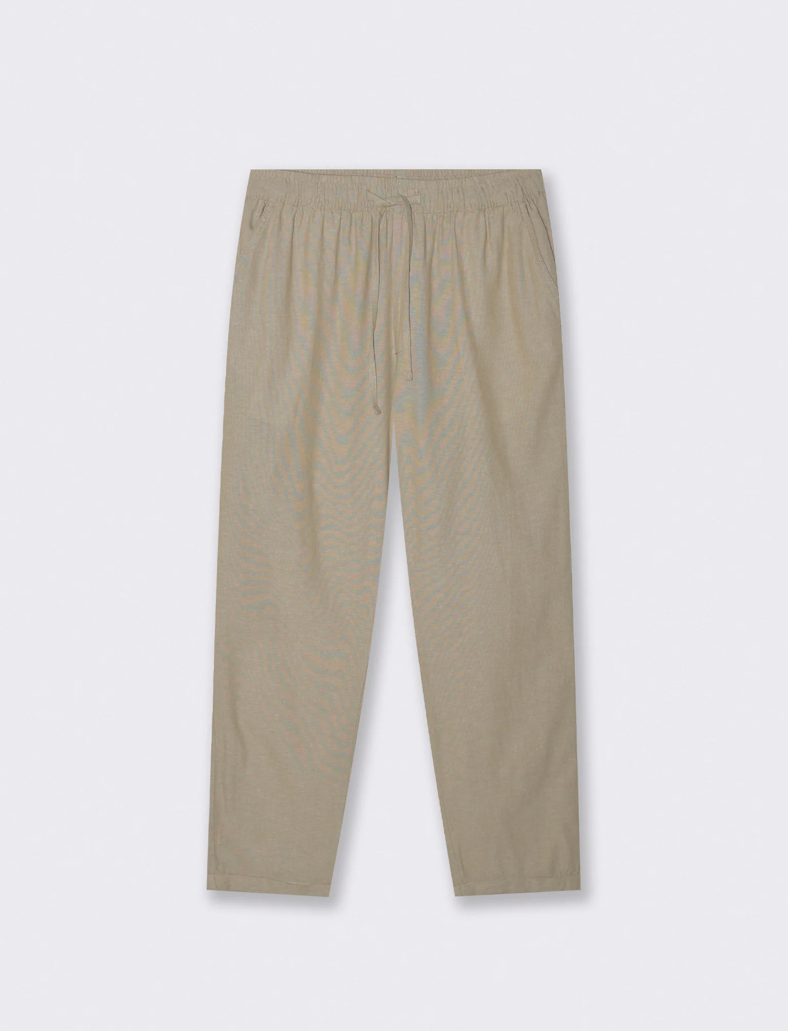 Pantaloni jogger in cotone melange - Verde salvia
