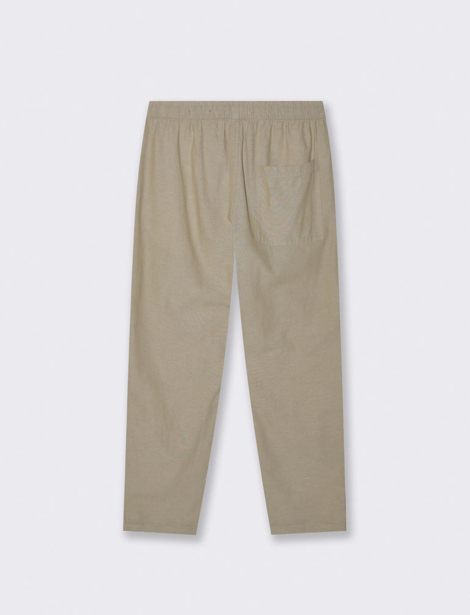 Pantaloni jogger in cotone melange - Verde salvia - Image 2