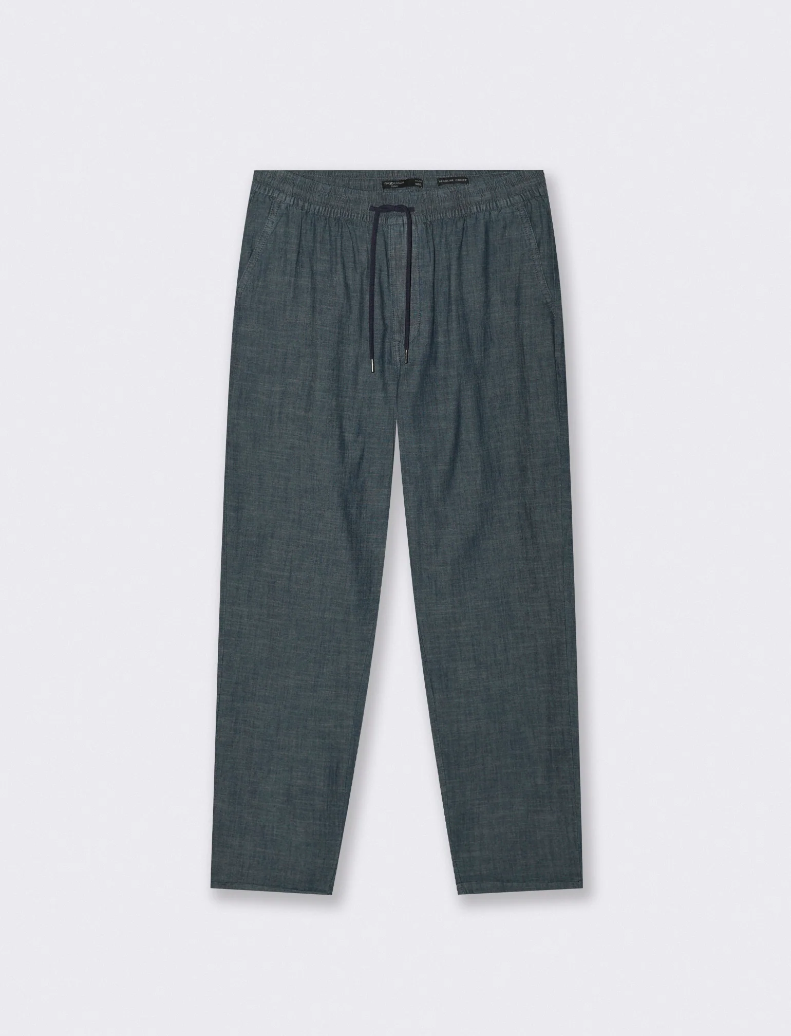 Pantaloni Jogger in Effetto Denim - Denim