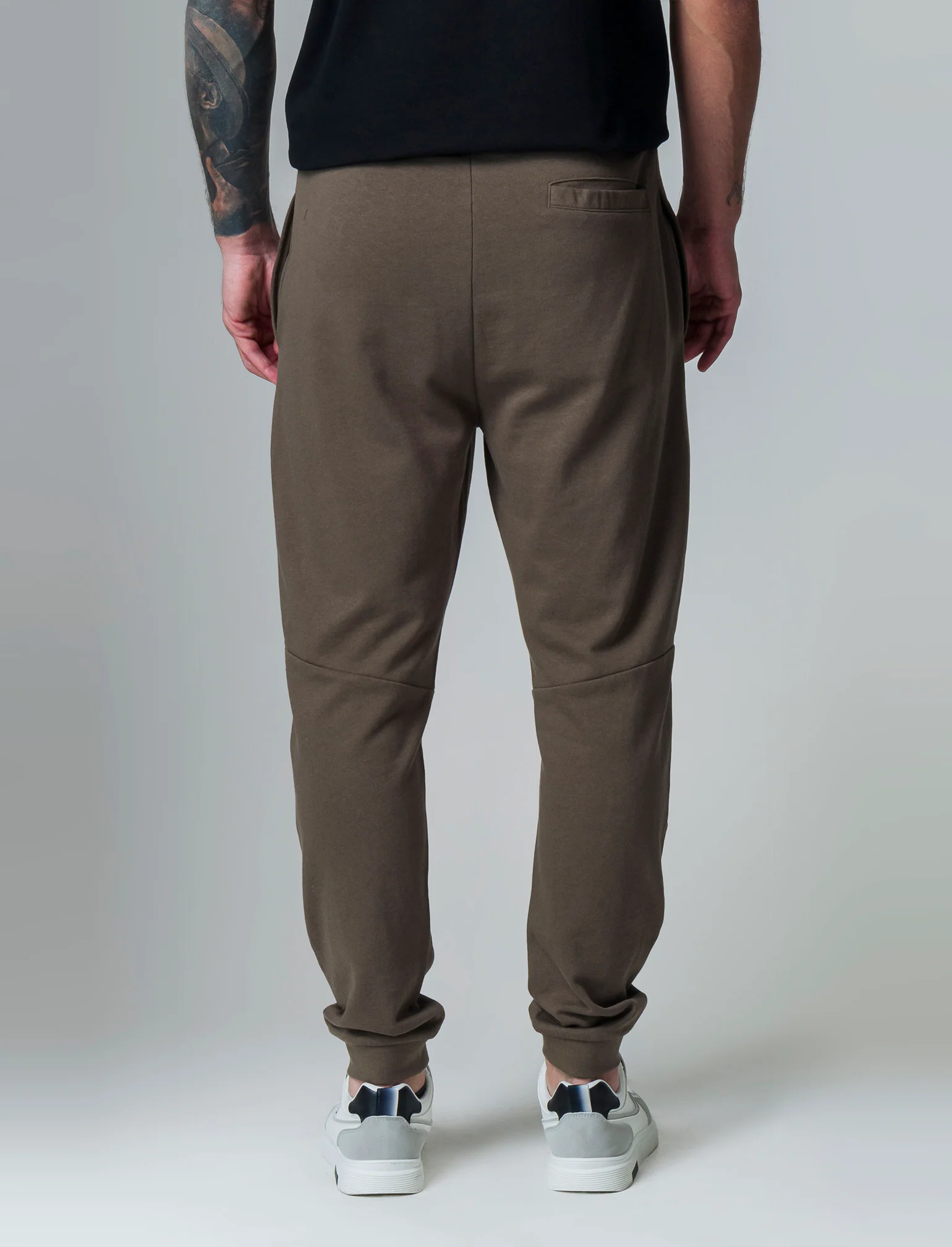 Pantaloni jogger in felpa da uomo - Verde kaki