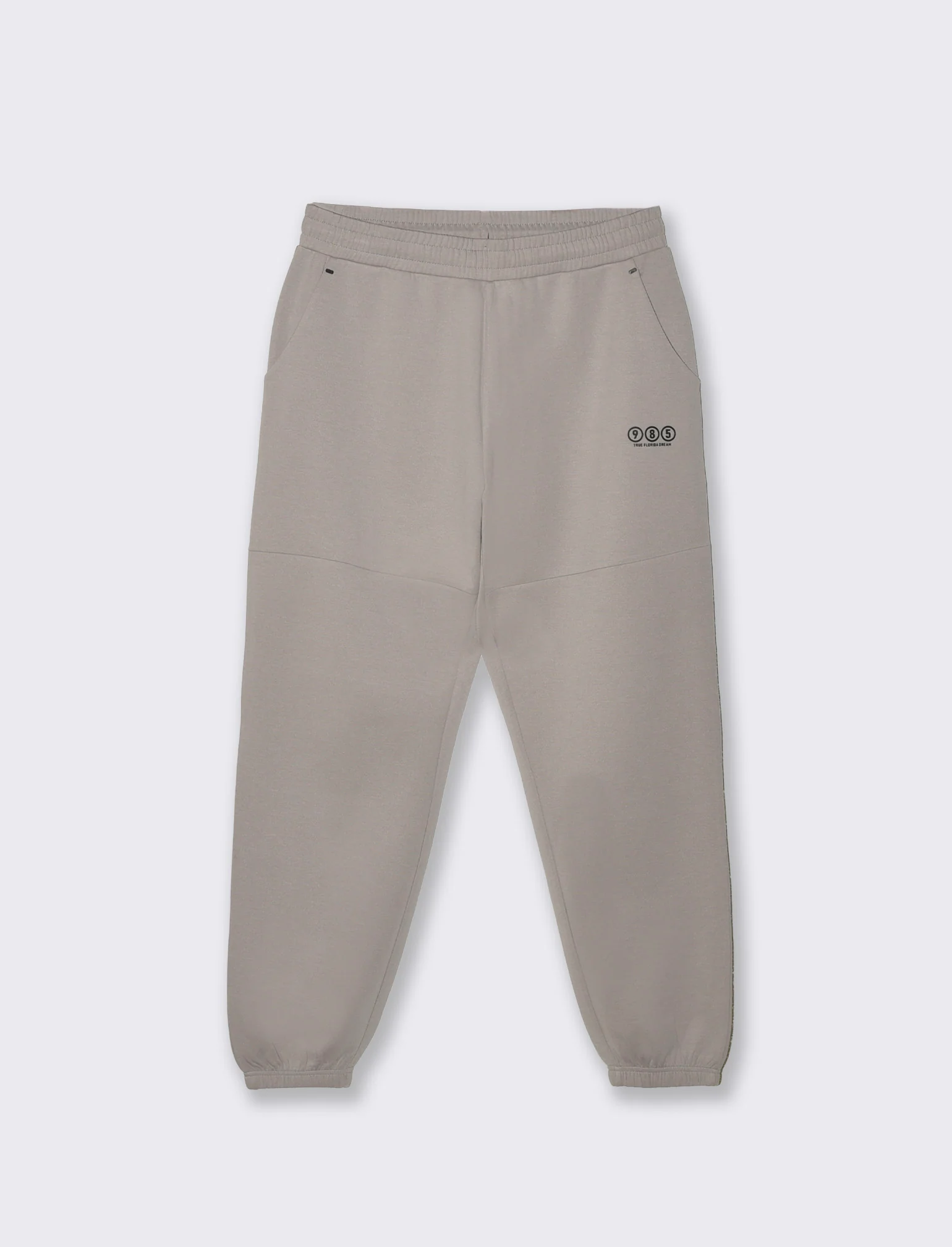 Pantaloni jogger in interlock con tasche - Sabbia - Image 2