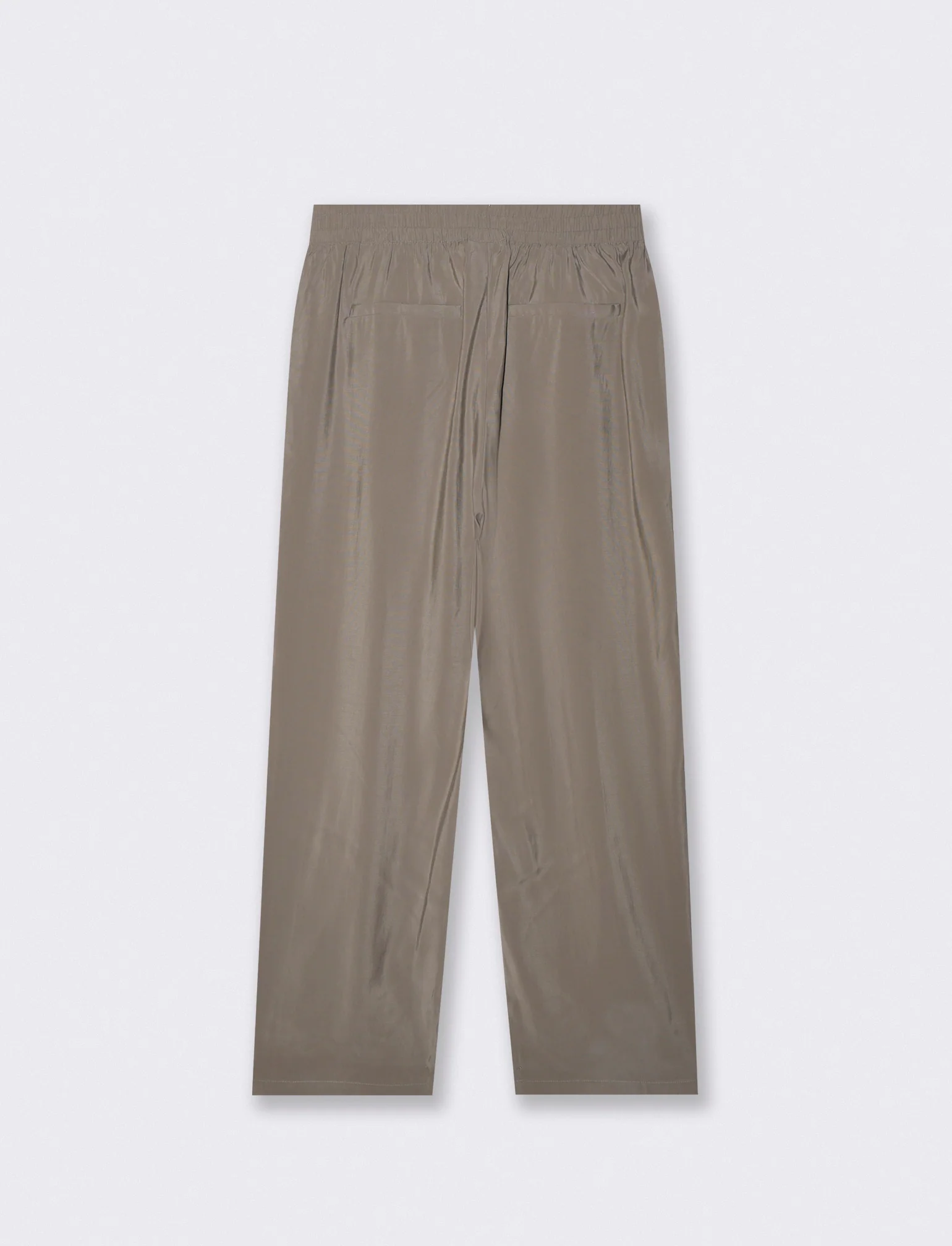 Pantaloni jogger in misto viscosa - Verde salvia - Image 2