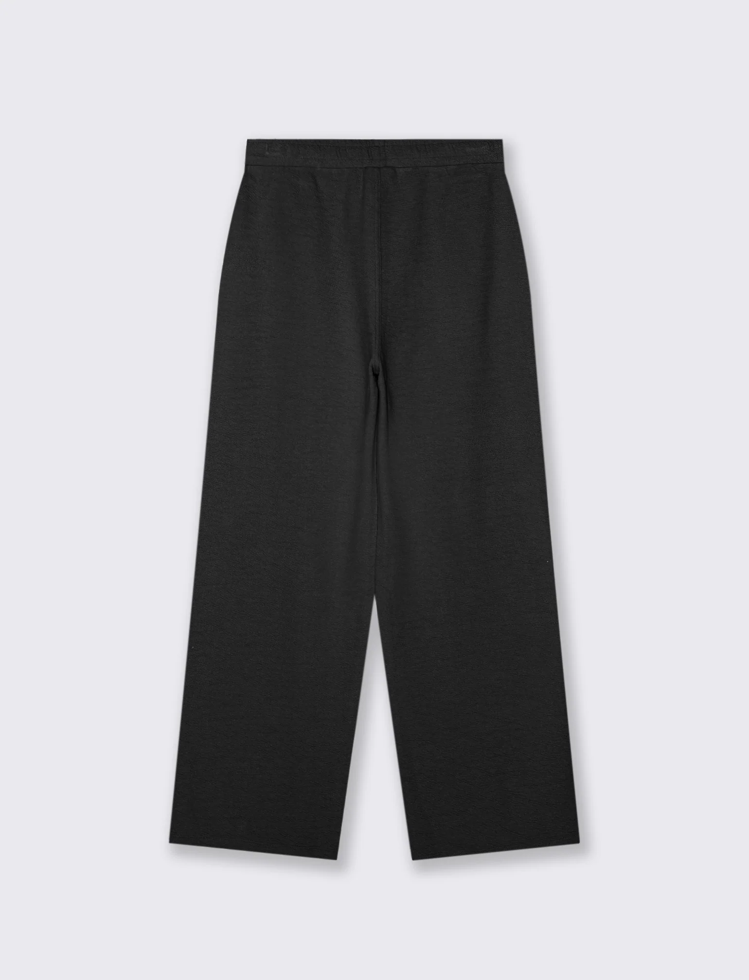 PANTALONI JOGGER IN TESSUTO GOFFRATO - Nero - Image 2