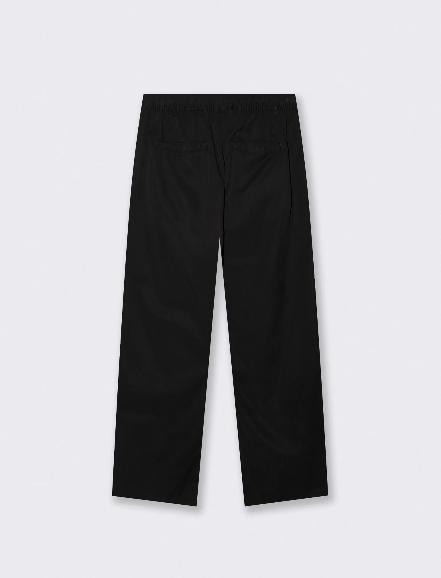 Pantaloni jogger straight fit con tasche - Nero - Image 2