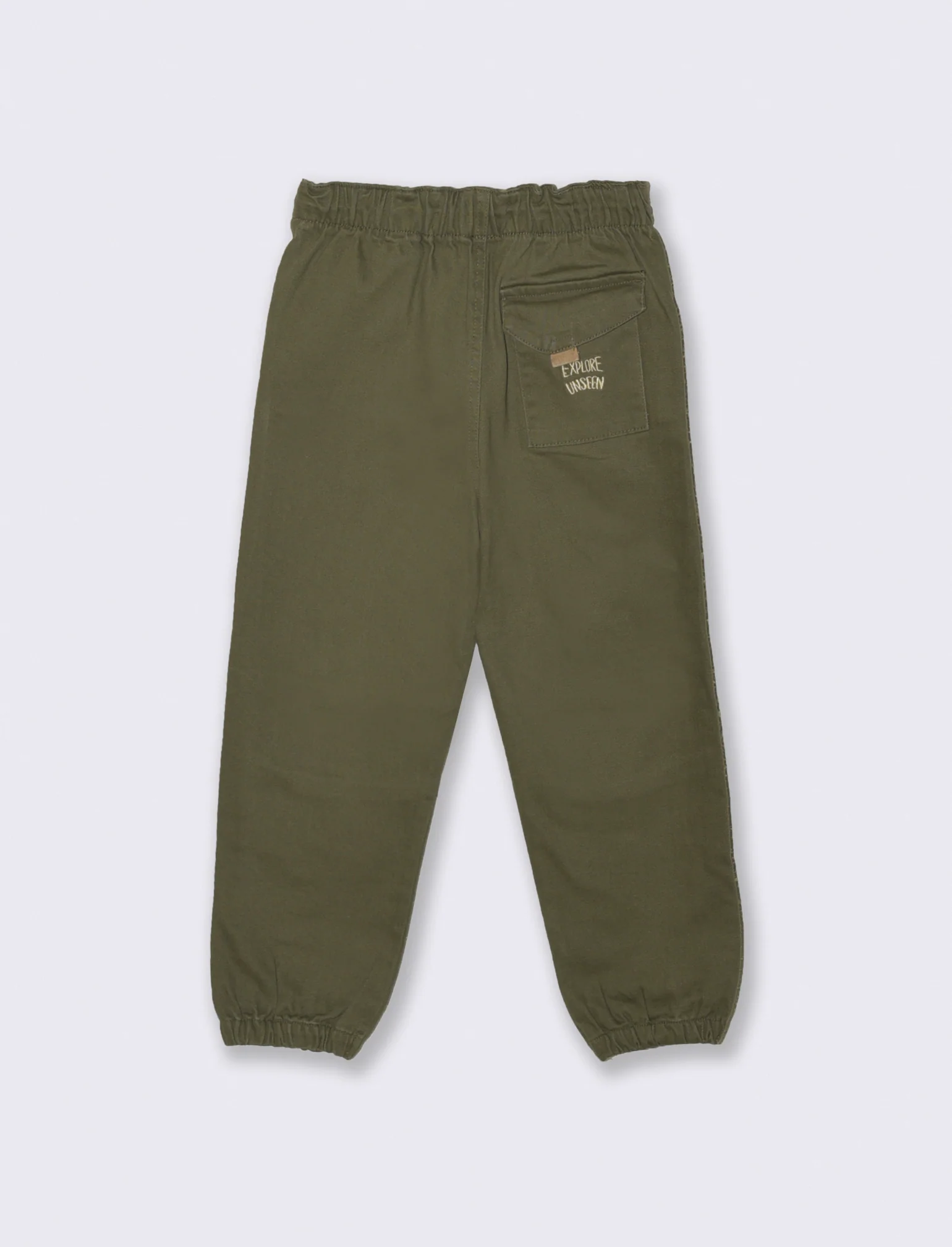 PANTALONI JOGGER - Verde militare - Image 3
