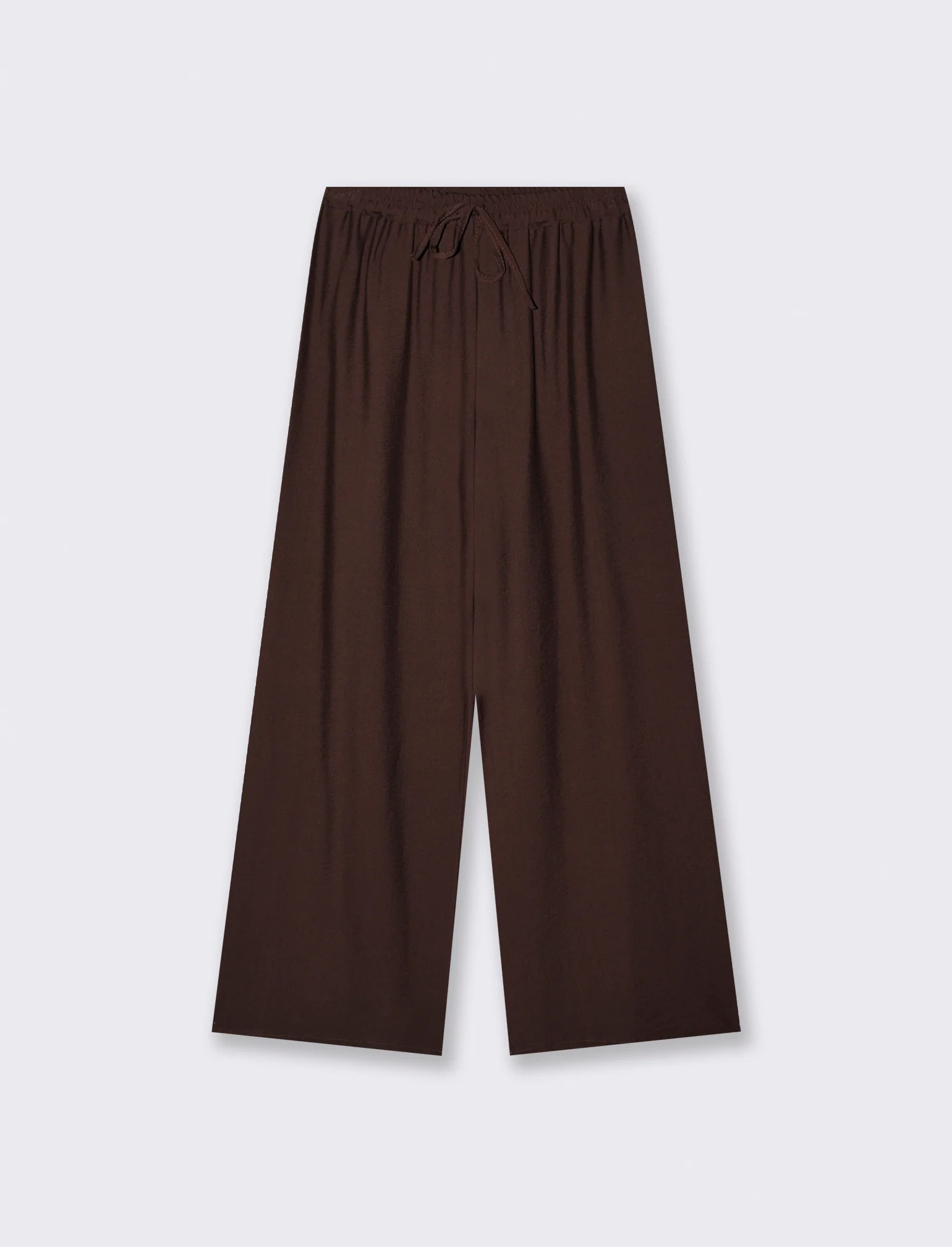 Pantaloni morbidi con elastico per lei - Moro