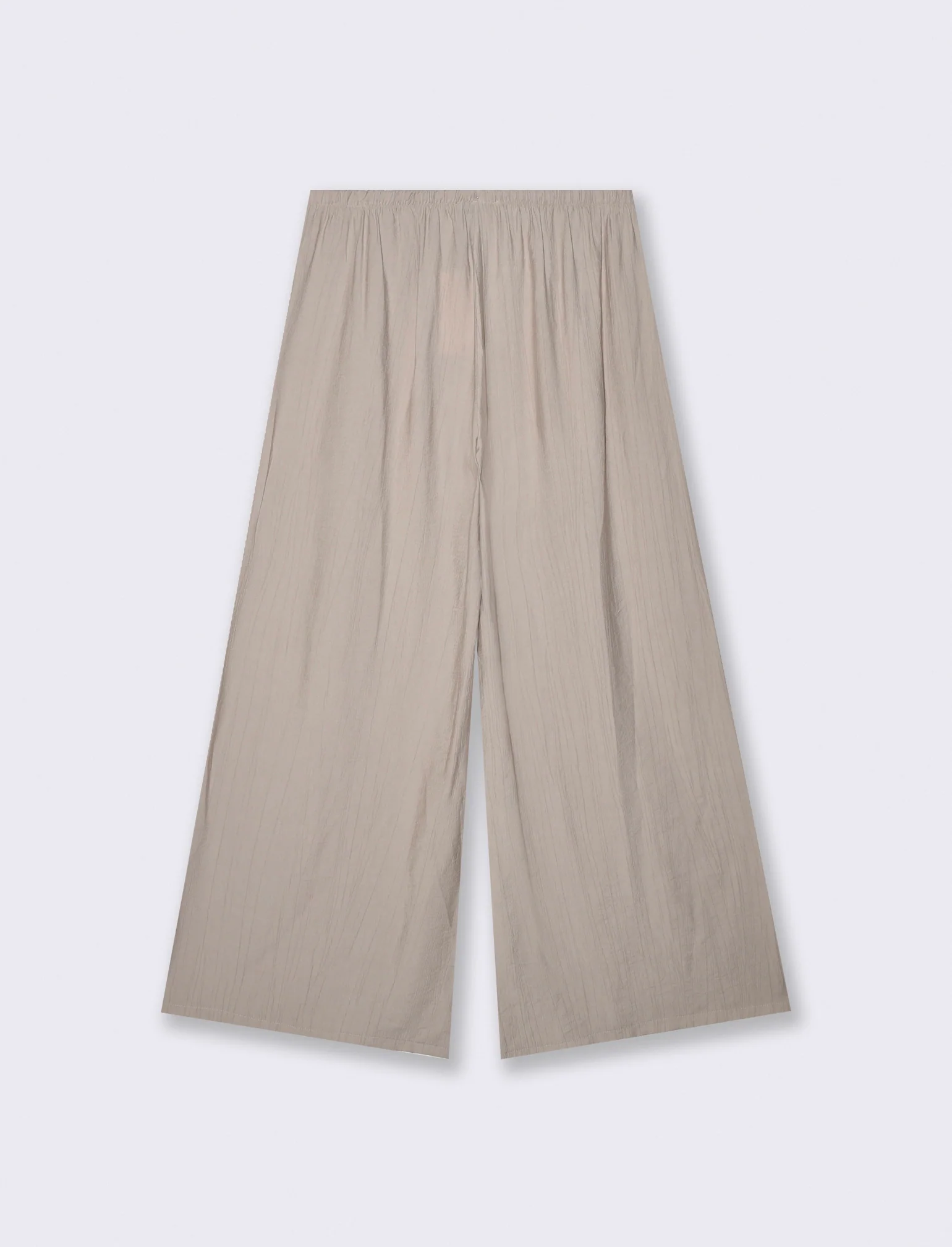 Pantaloni morbidi con laccio regolabile - Grigio fango - Image 2