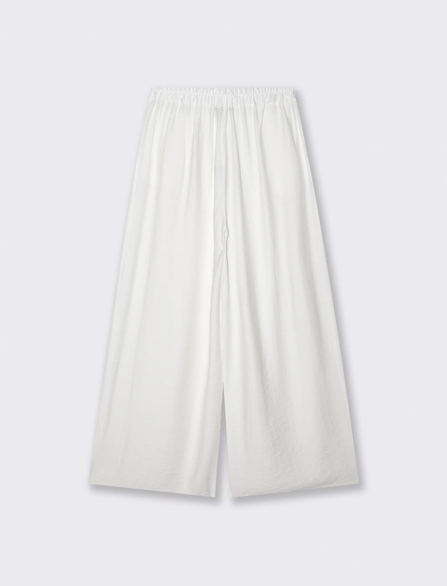 Pantaloni Morbidi con Vestibilità Ampia - Bianco latte - Image 2
