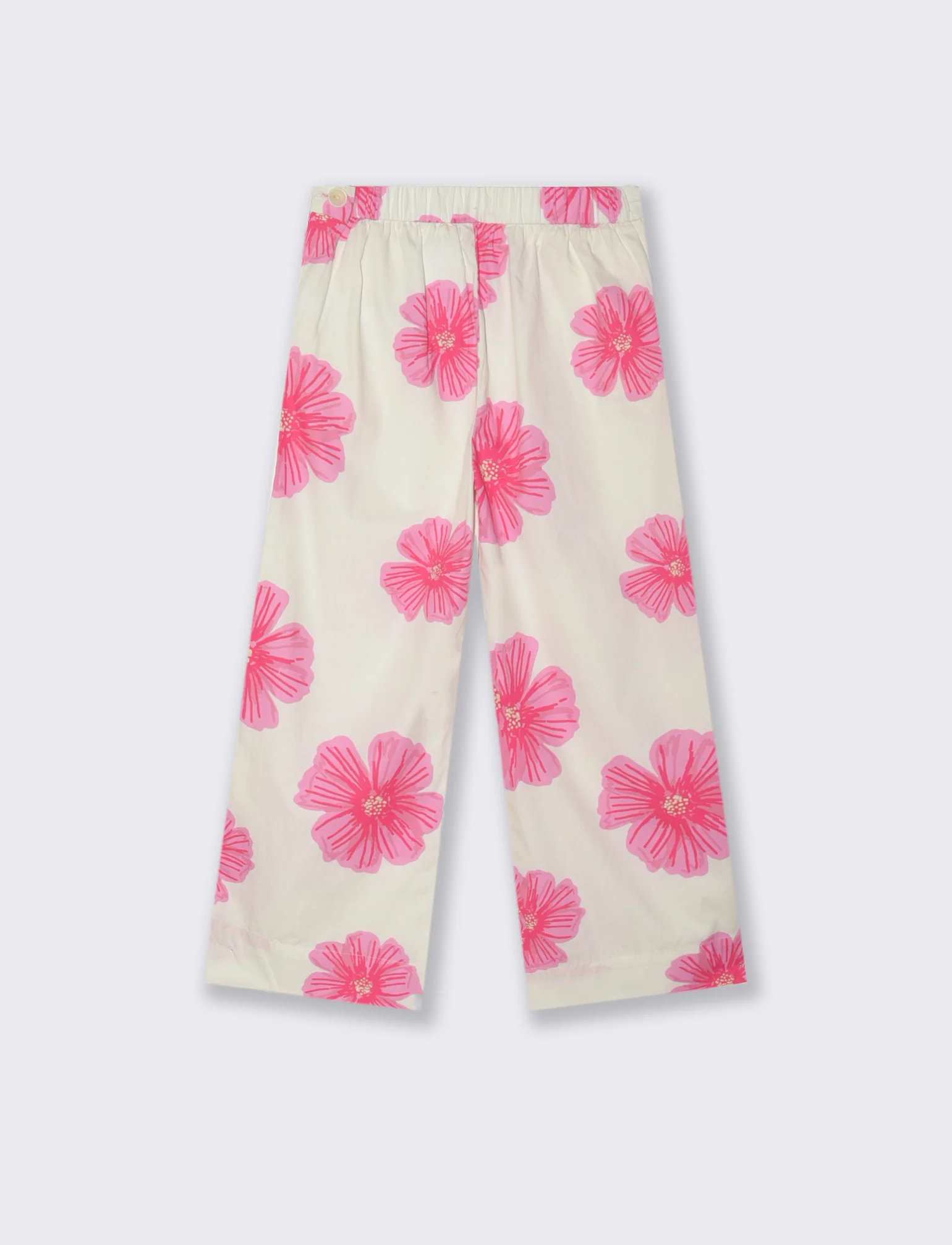 Pantaloni Palazzo Floreali con Vita Elastica - Fantasia - Image 2