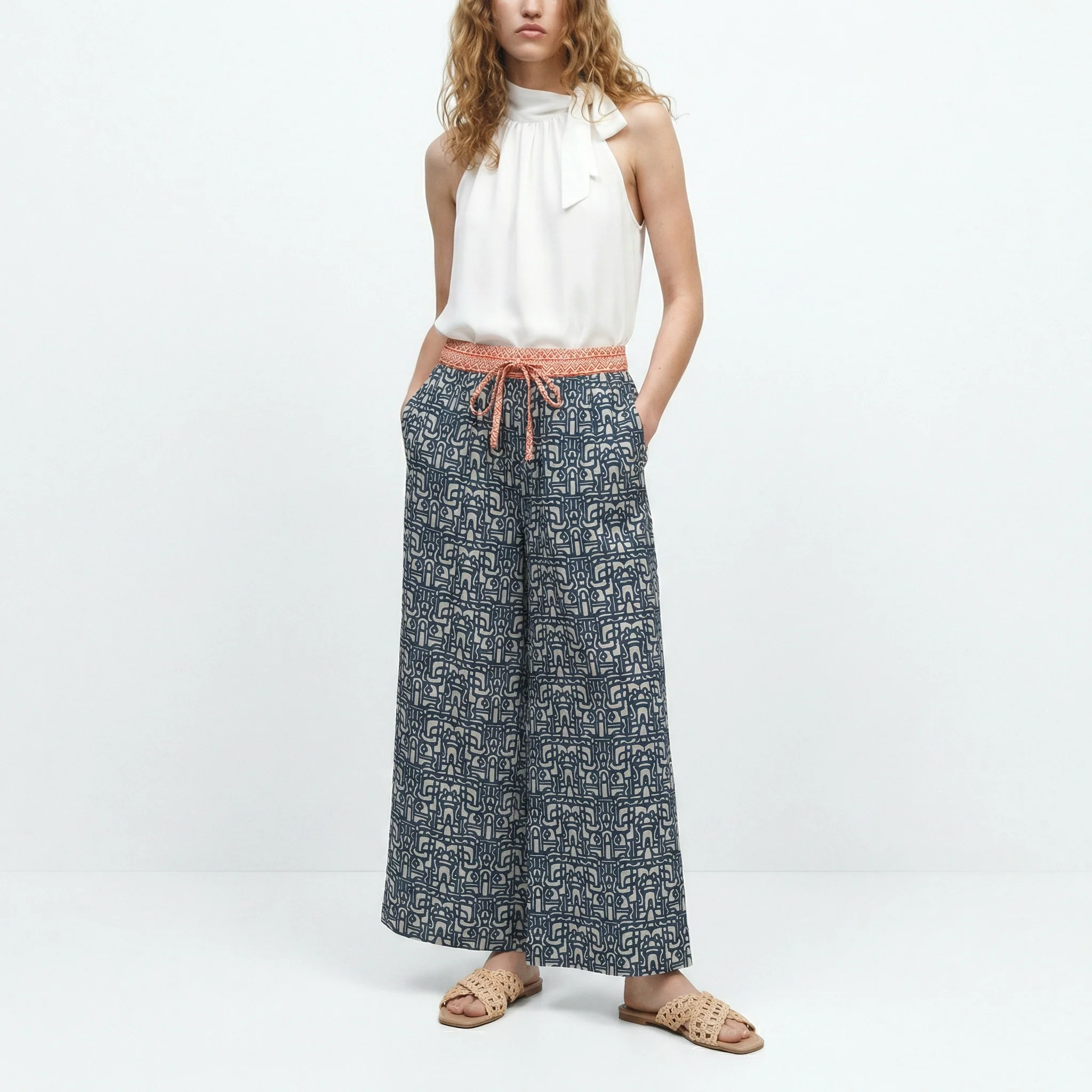 Pantaloni Pinocchietto con Stampa - var 1 - Image 3