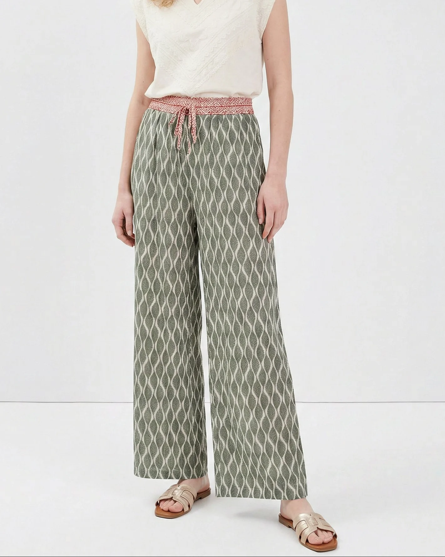 Pantaloni Pinocchietto con Stampa - Ve.milit. - Image 3
