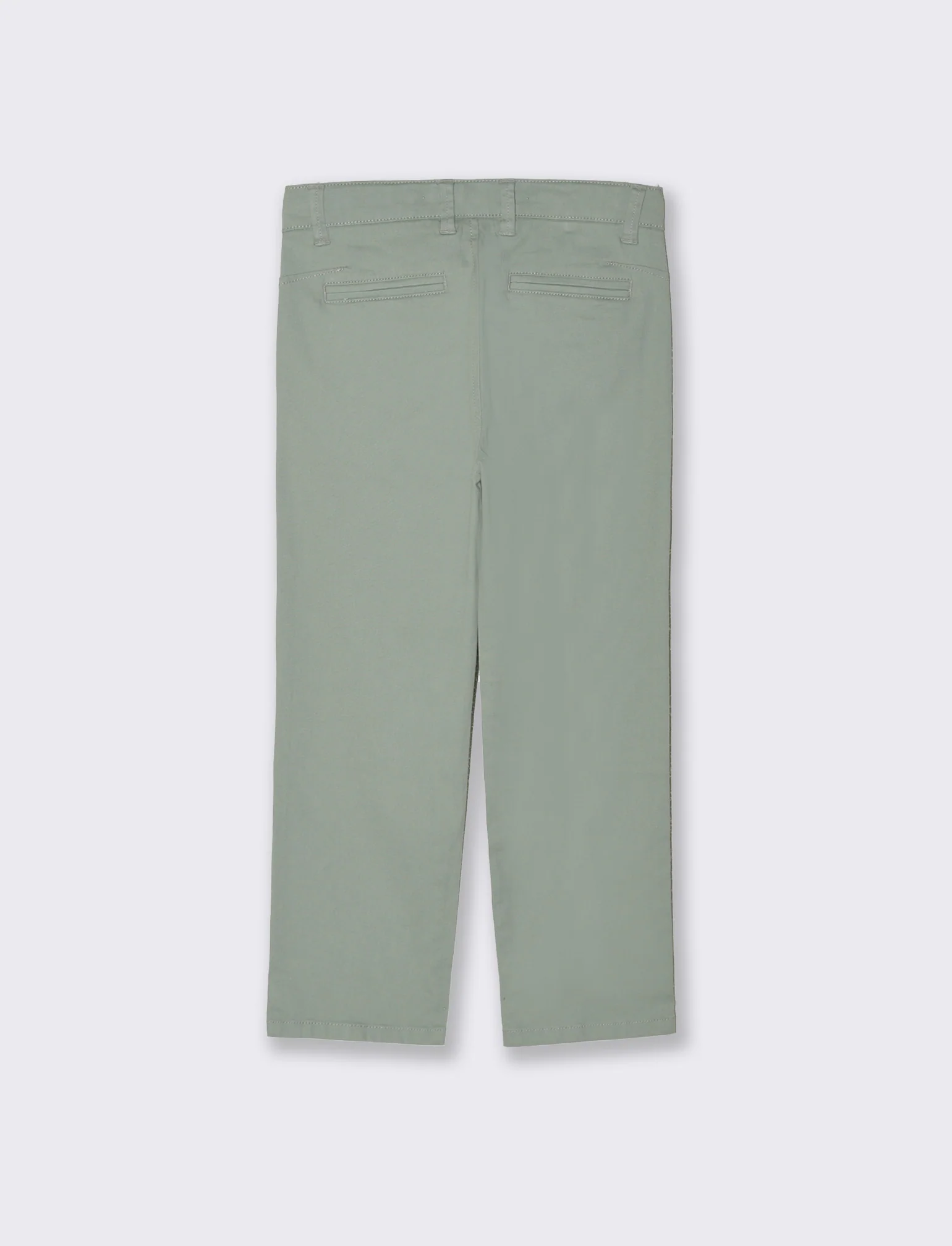 Pantaloni regular da bambino - Verde salvia - Image 4