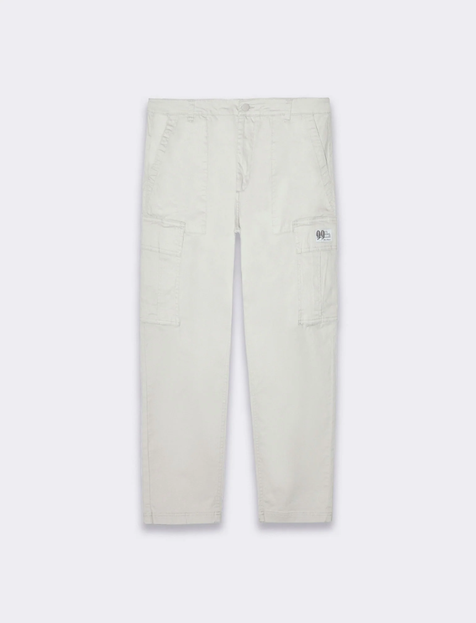 Pantaloni relaxed cargo fit da uomo - Grigio ghiaccio - Image 4