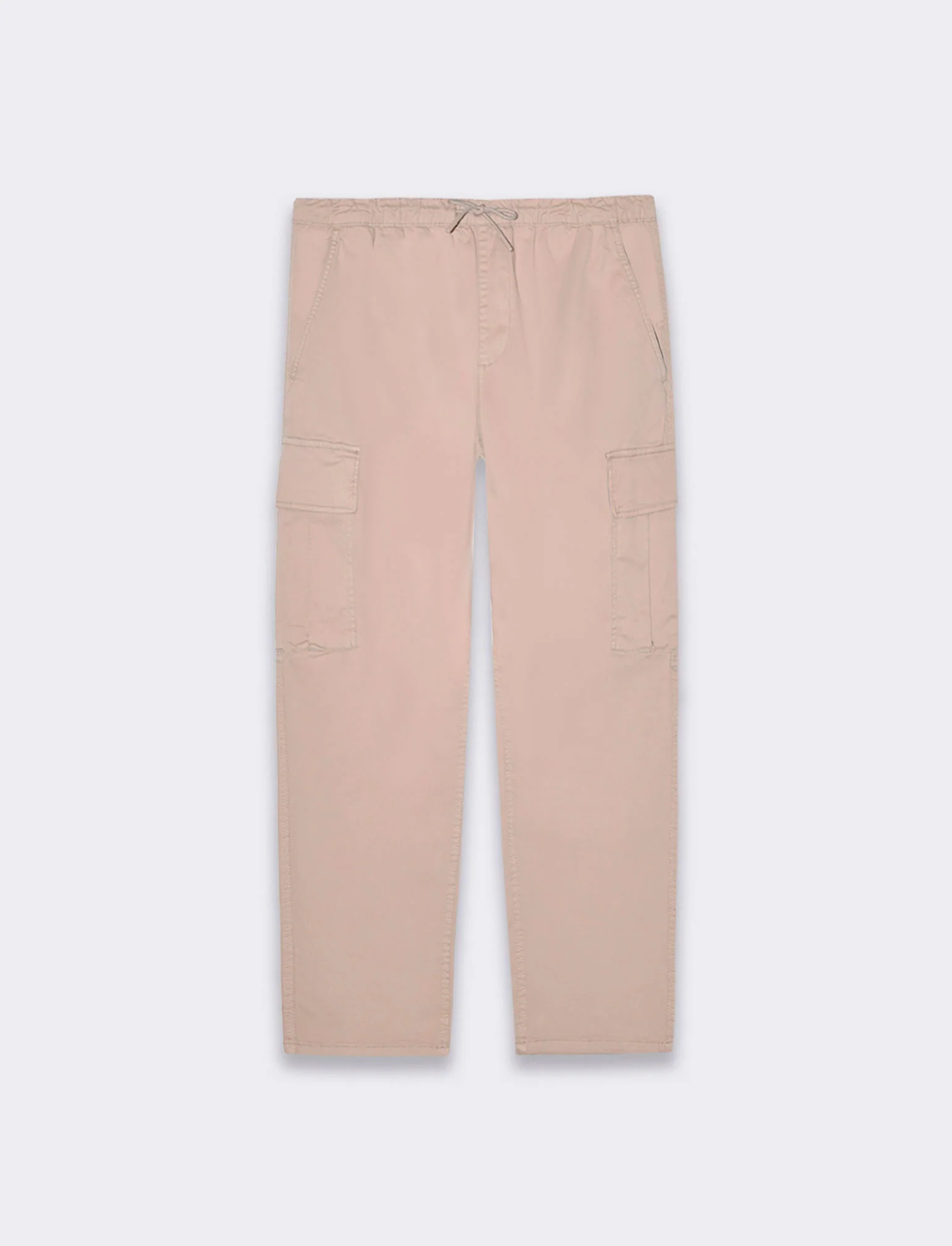 Pantaloni relaxed cargo in twill da uomo - Beige - Image 4