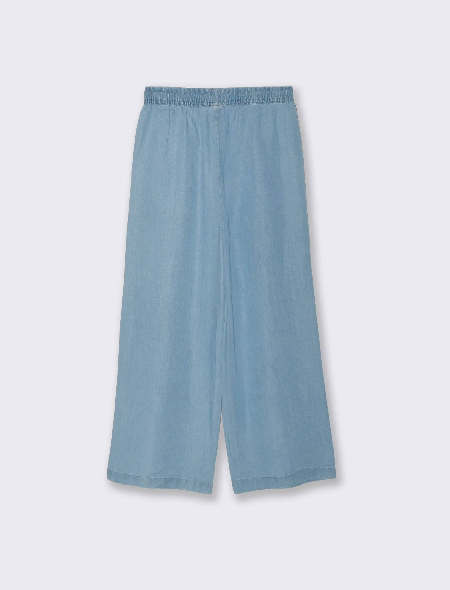 Pantaloni rigati da bambina - Denim - Image 5