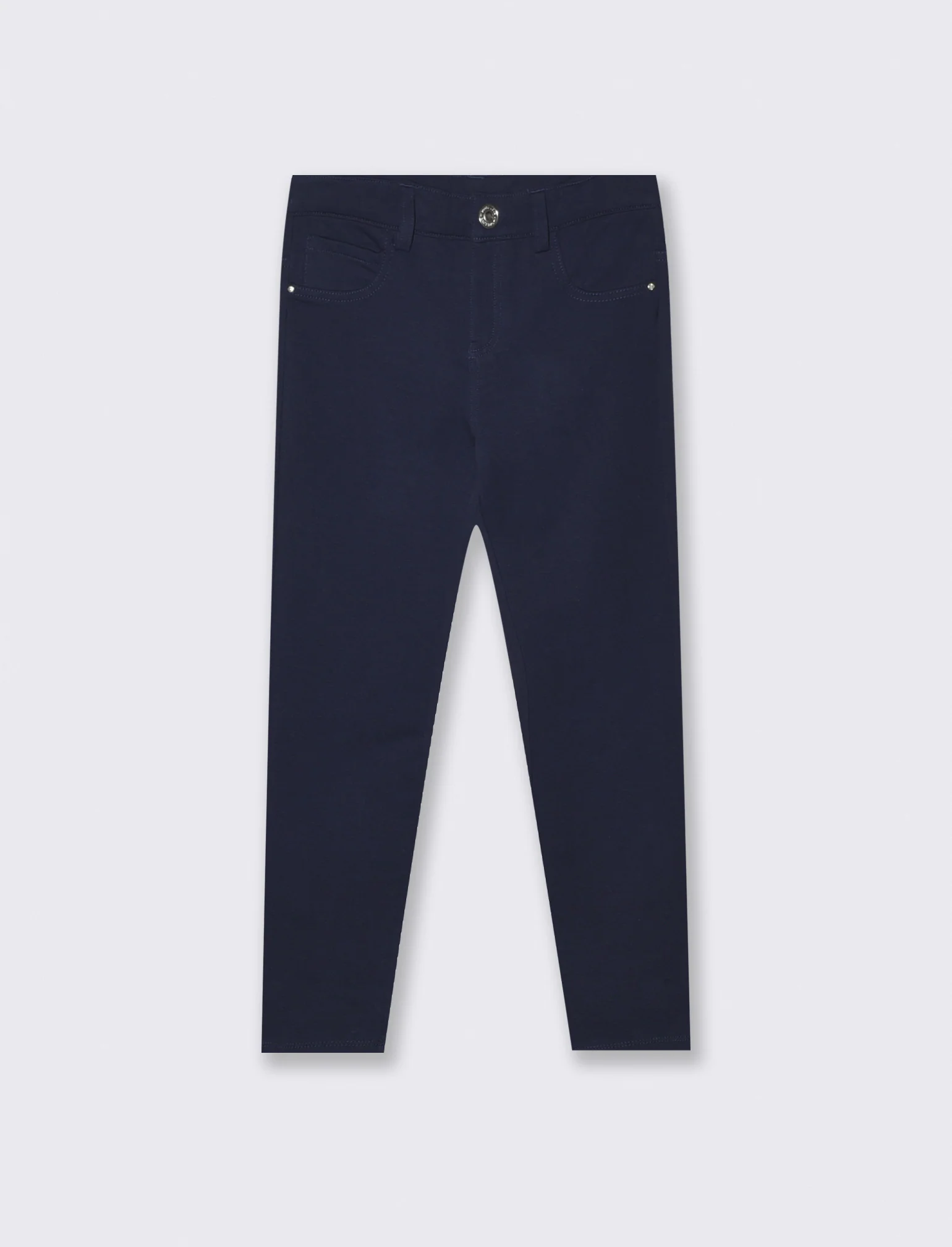 Pantaloni skinny in felpa French Terry - Blu
