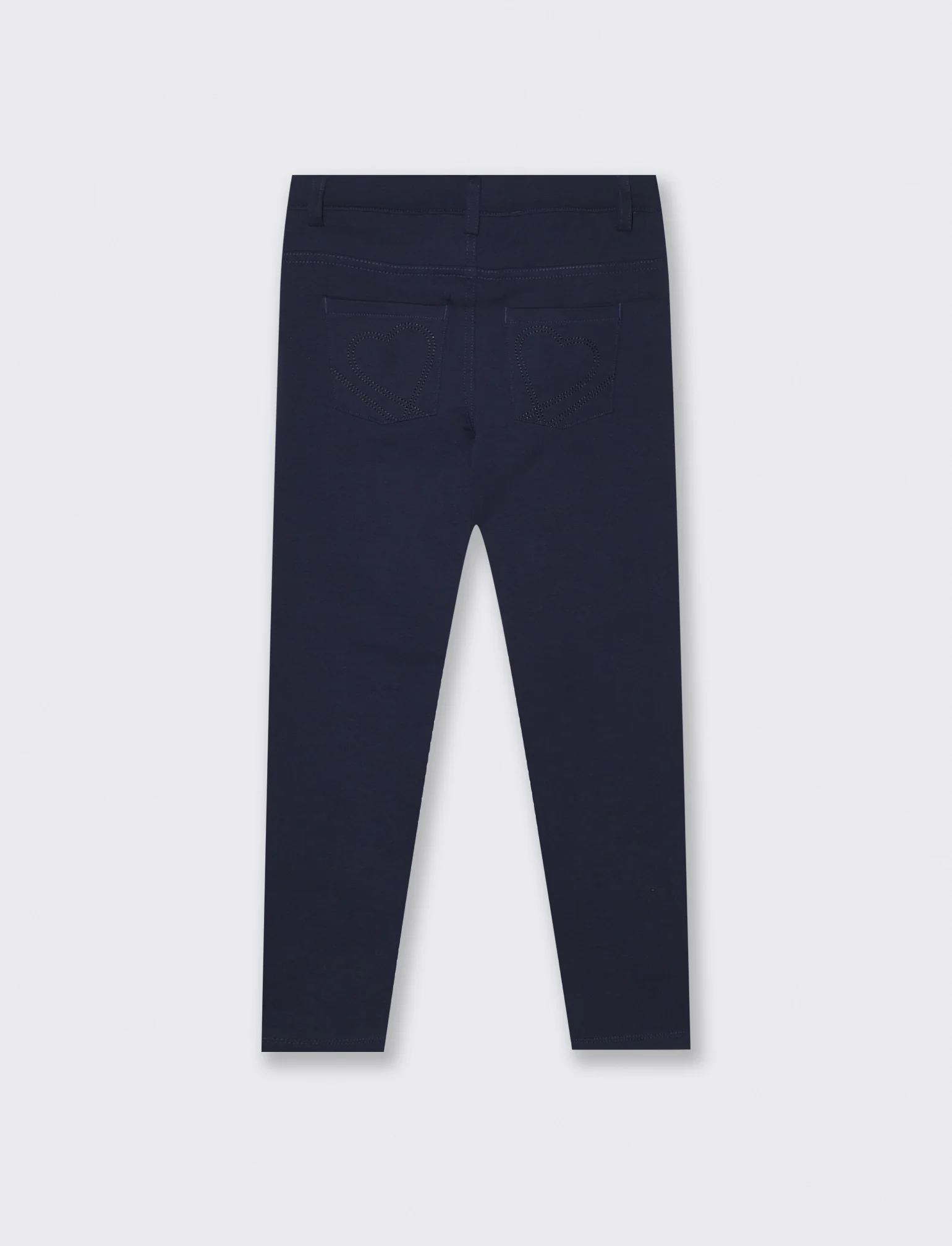 Pantaloni skinny in felpa French Terry - Blu - Image 2