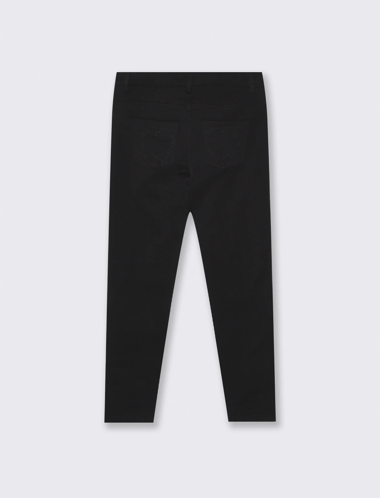 Pantaloni skinny in felpa French Terry - Nero - Image 2