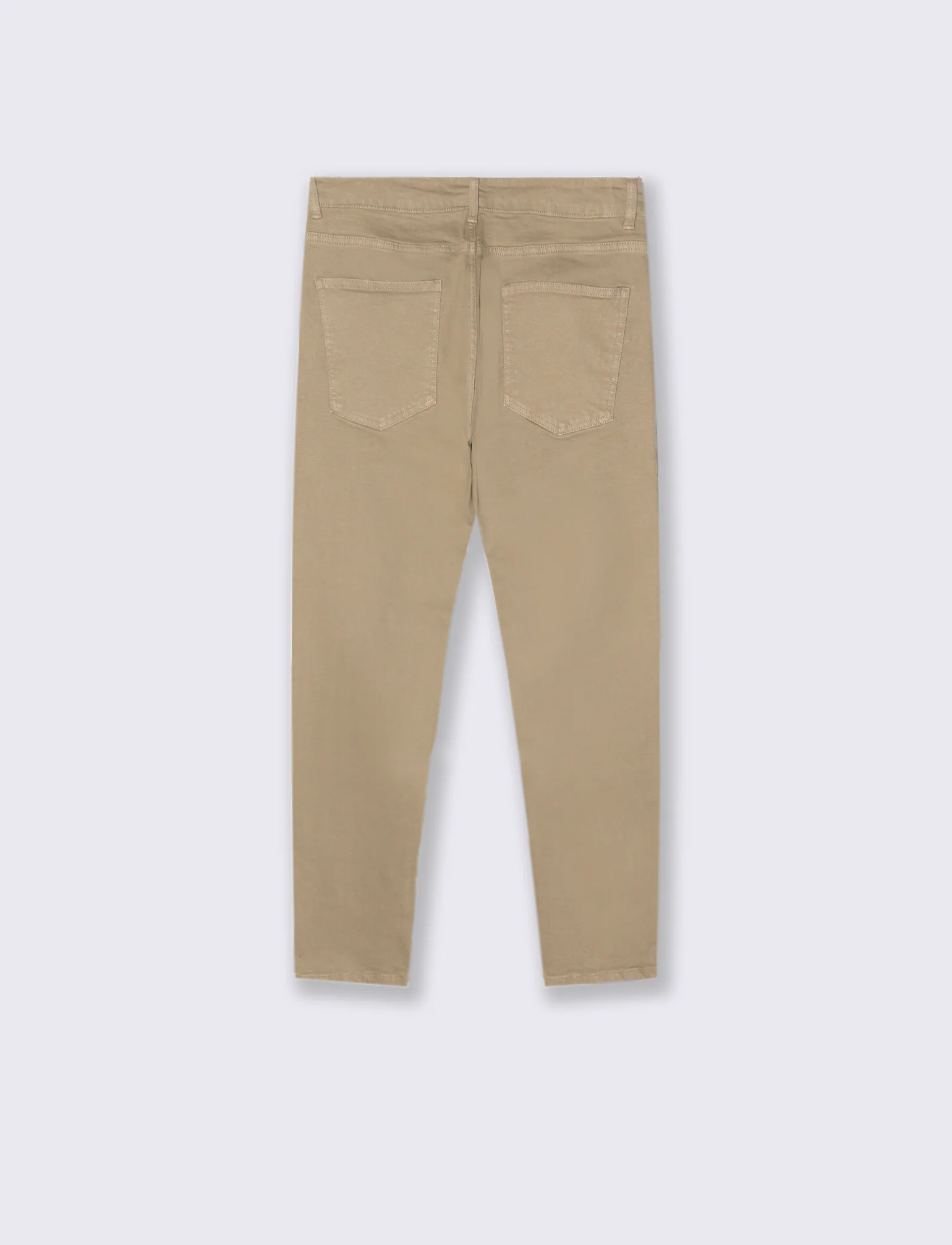 PANTALONI SLAVATI 5 TASCHE SLIM FIT - Beige - Image 2