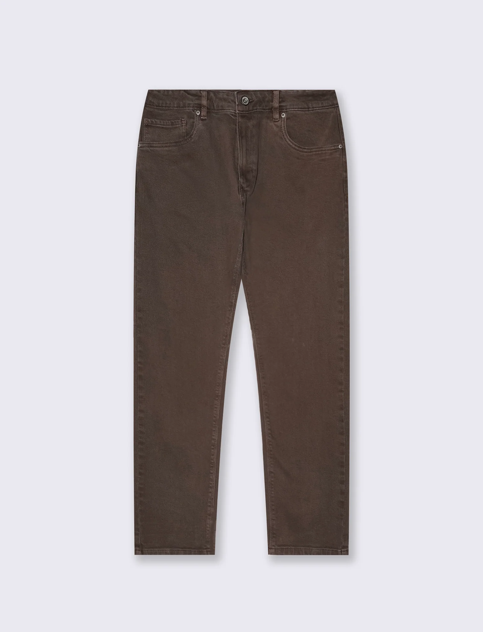 Pantaloni slim fit 5 tasche comfort - Moro