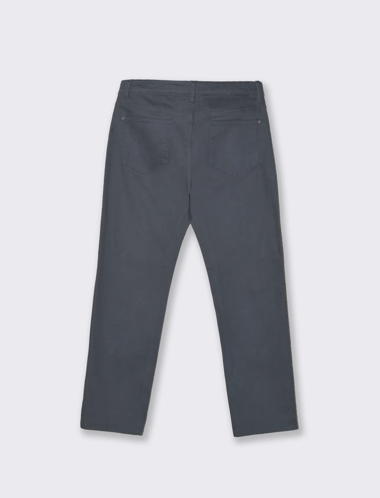 Pantaloni Slim Fit 5 Tasche Effetto Slavato - Avion - Image 2