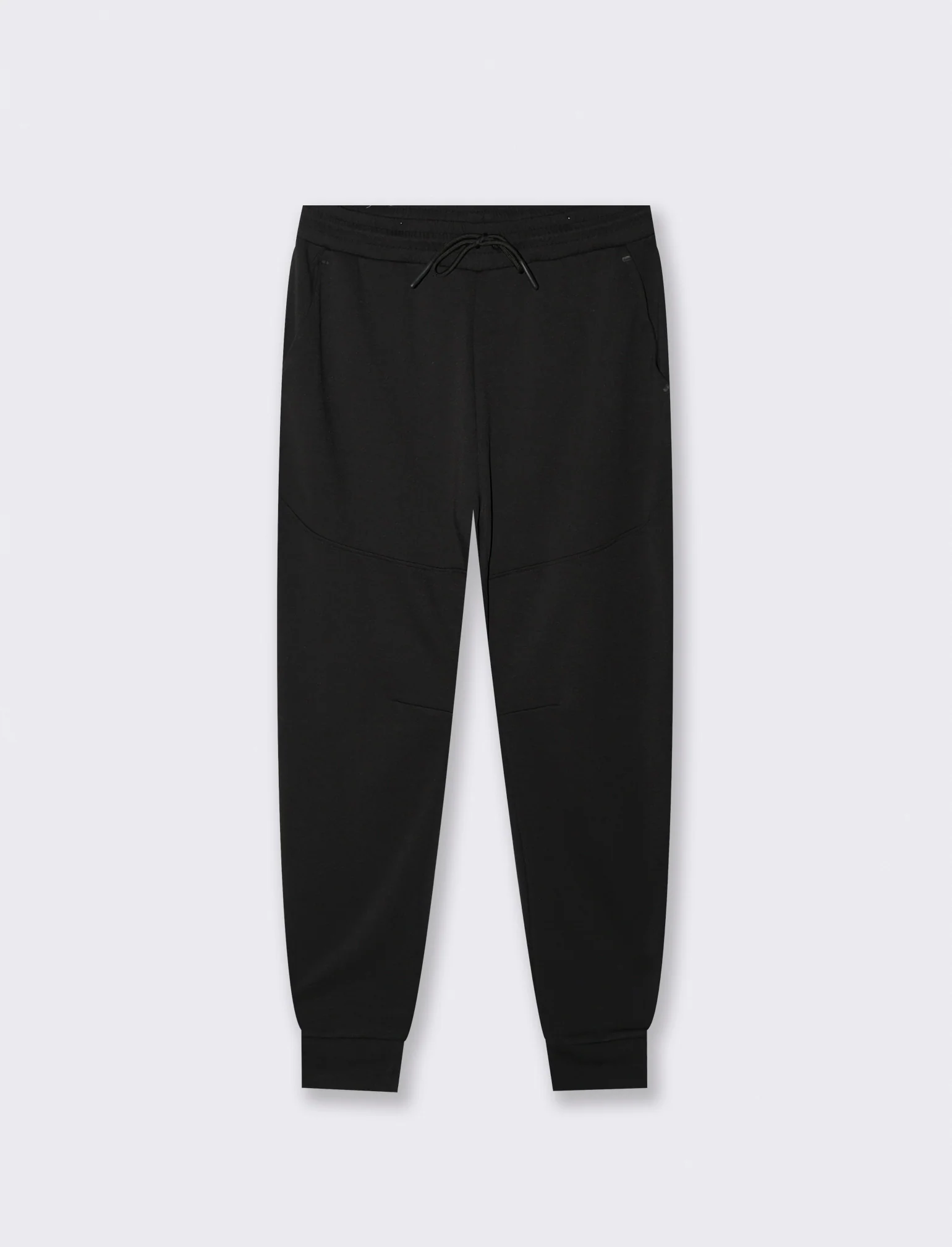 PANTALONI SPORTIVI IN INTERLOCK: - Nero