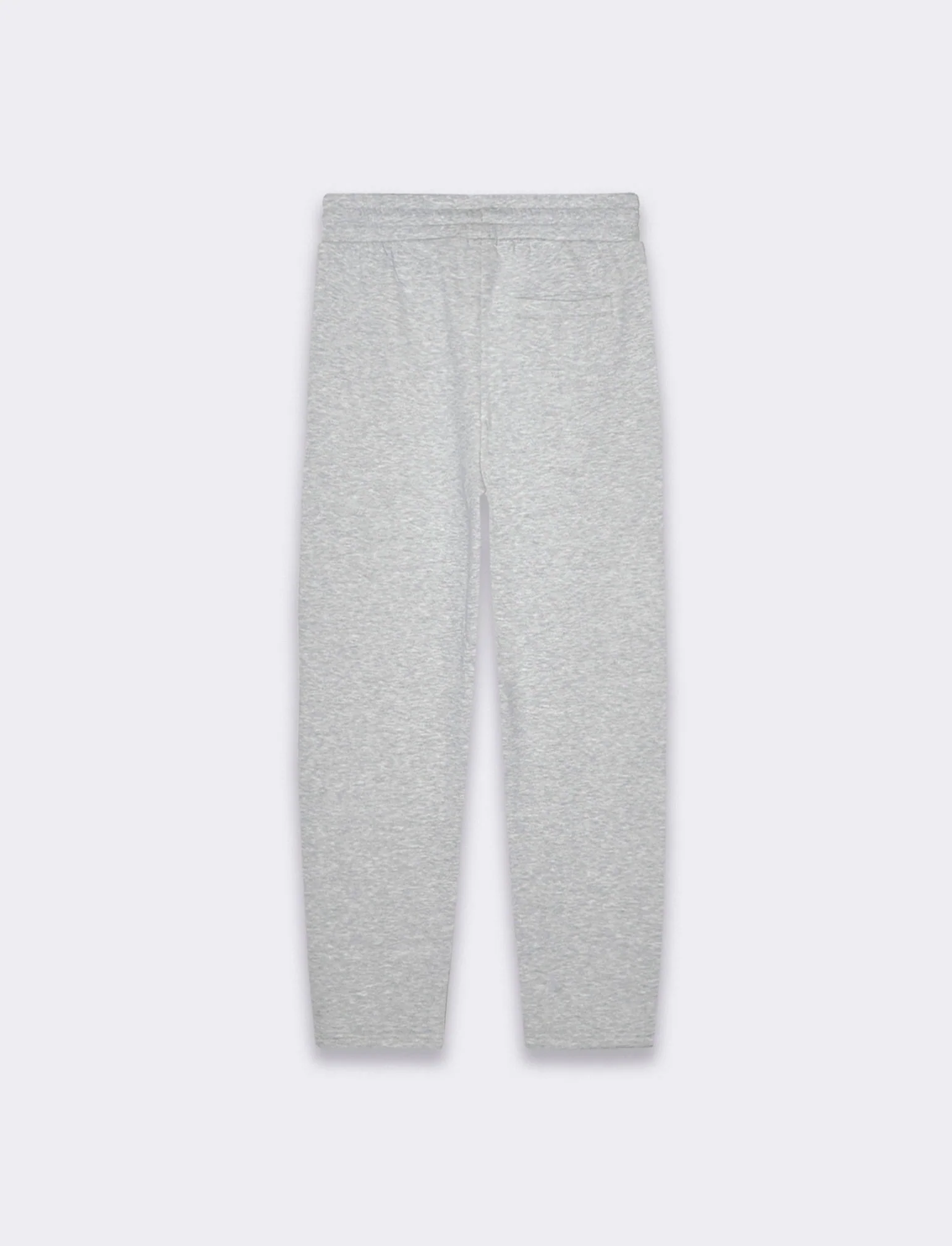 Pantaloni straight in felpa con vita jogger da uomo - Grigio mel. - Image 5