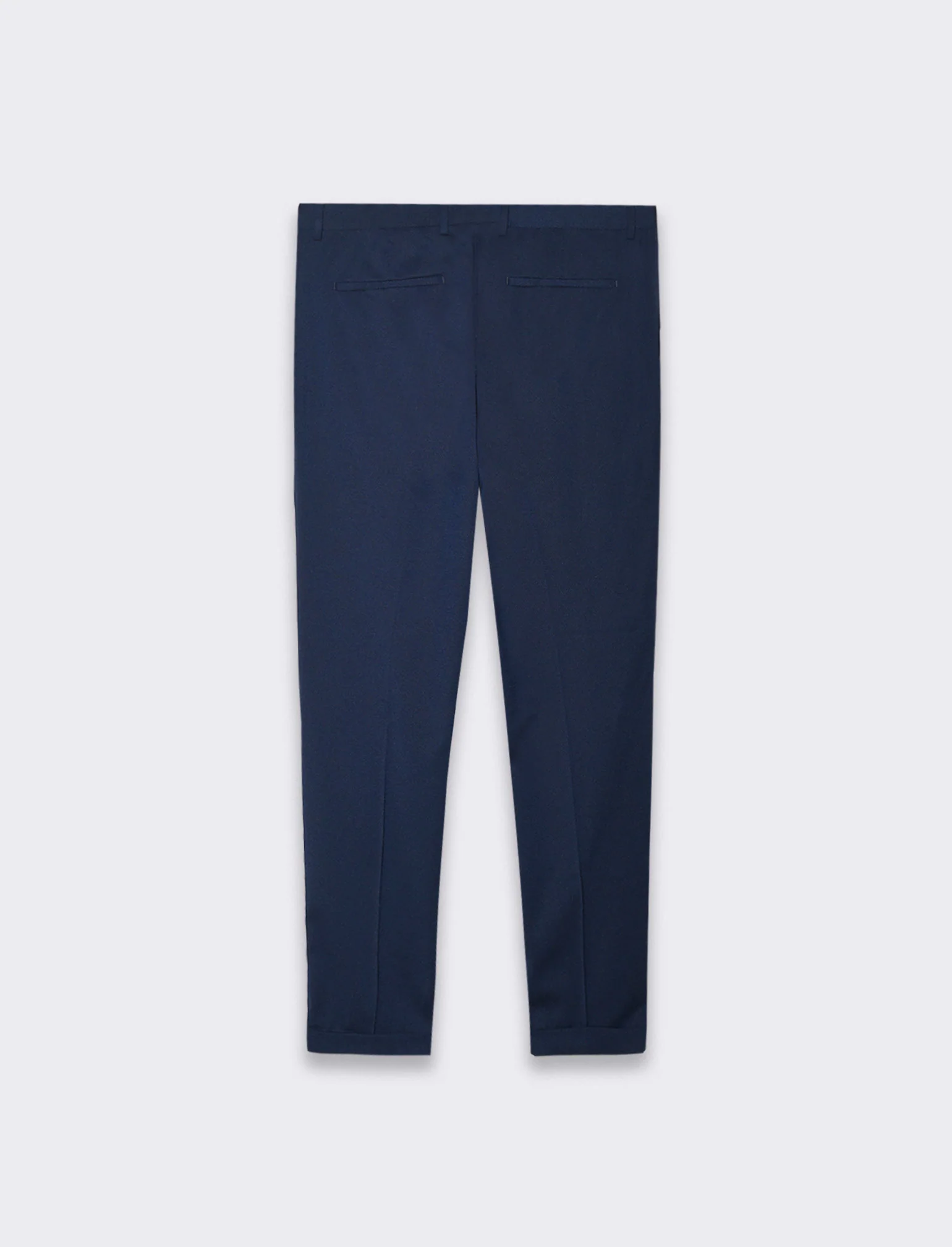 Pantaloni struttura operata da completo da uomo - Blu - Image 5