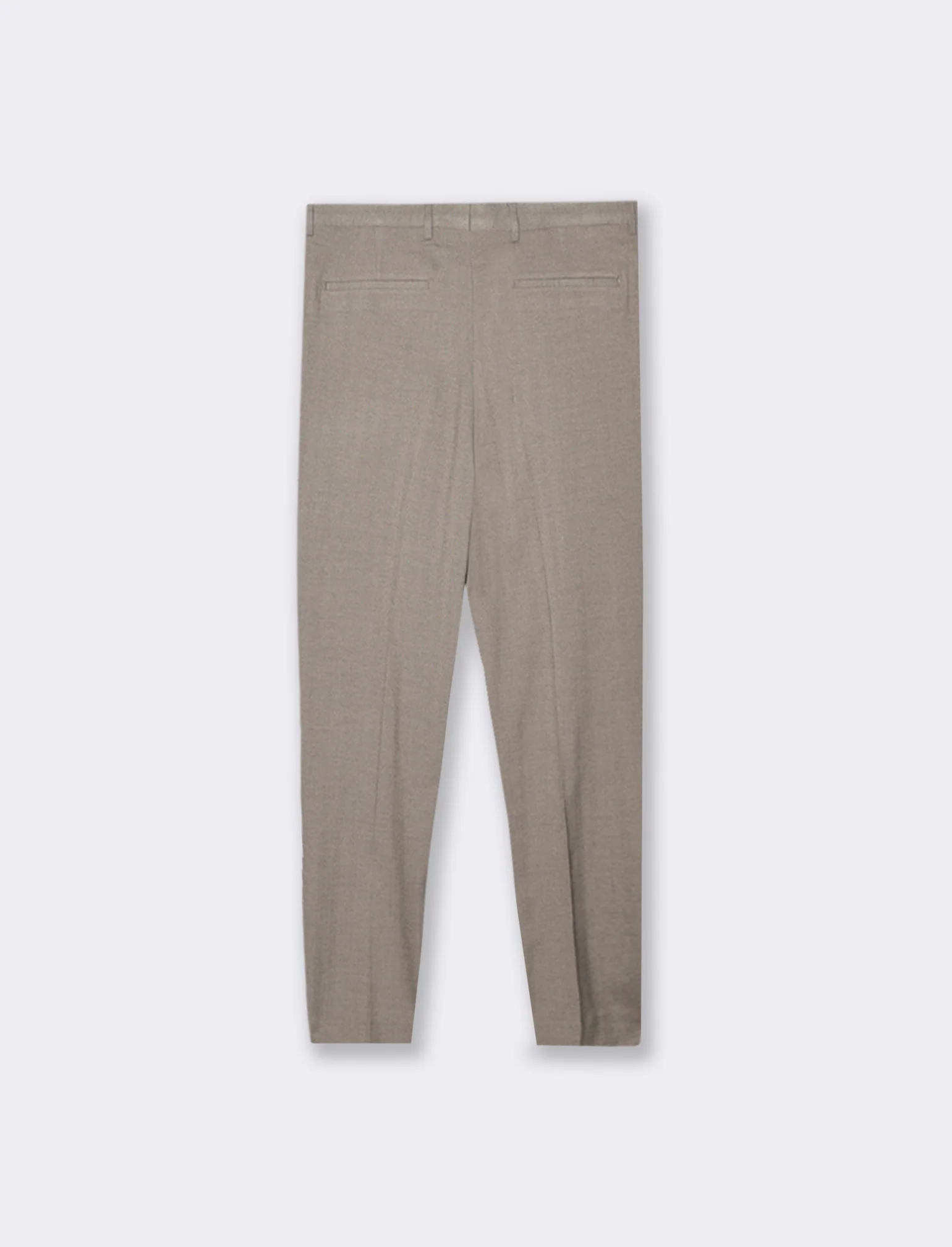 PANTALONI STRUTTURATI DA COMPLETO FORMAL FIT: - Grigio tortora - Image 2