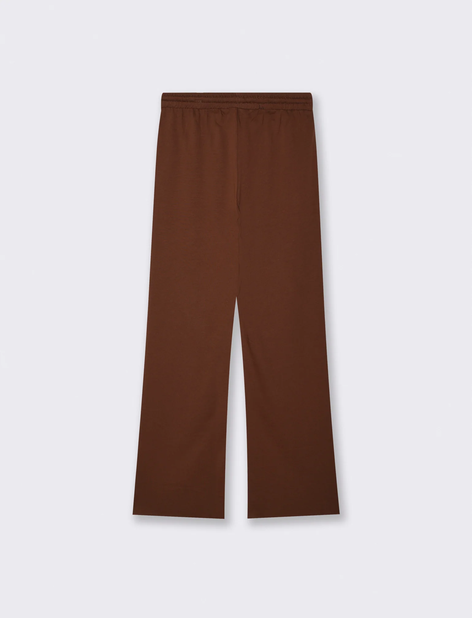 Pantaloni tuta dritti - Marrone cioccolato - Image 2