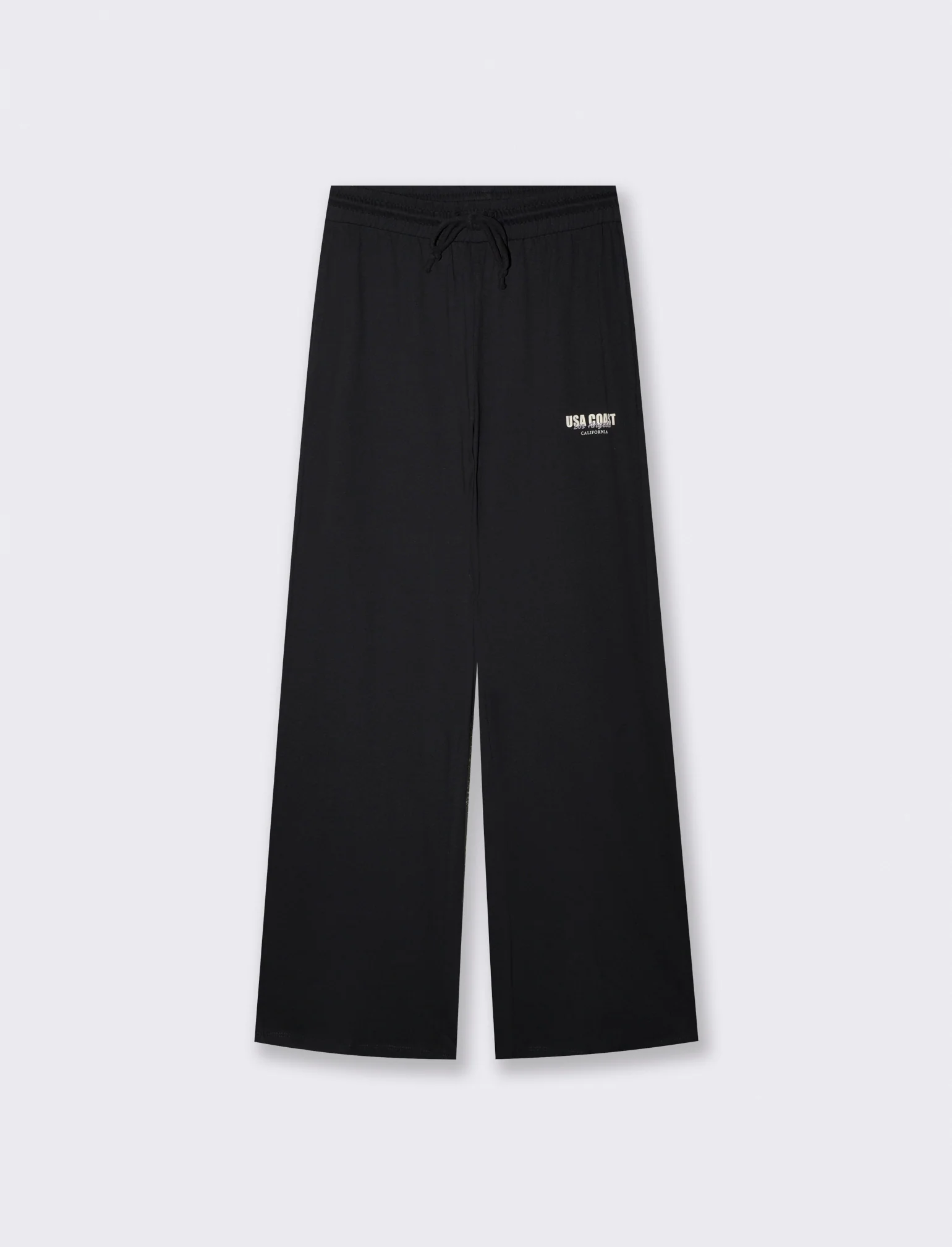 Pantaloni tuta dritti - Nero