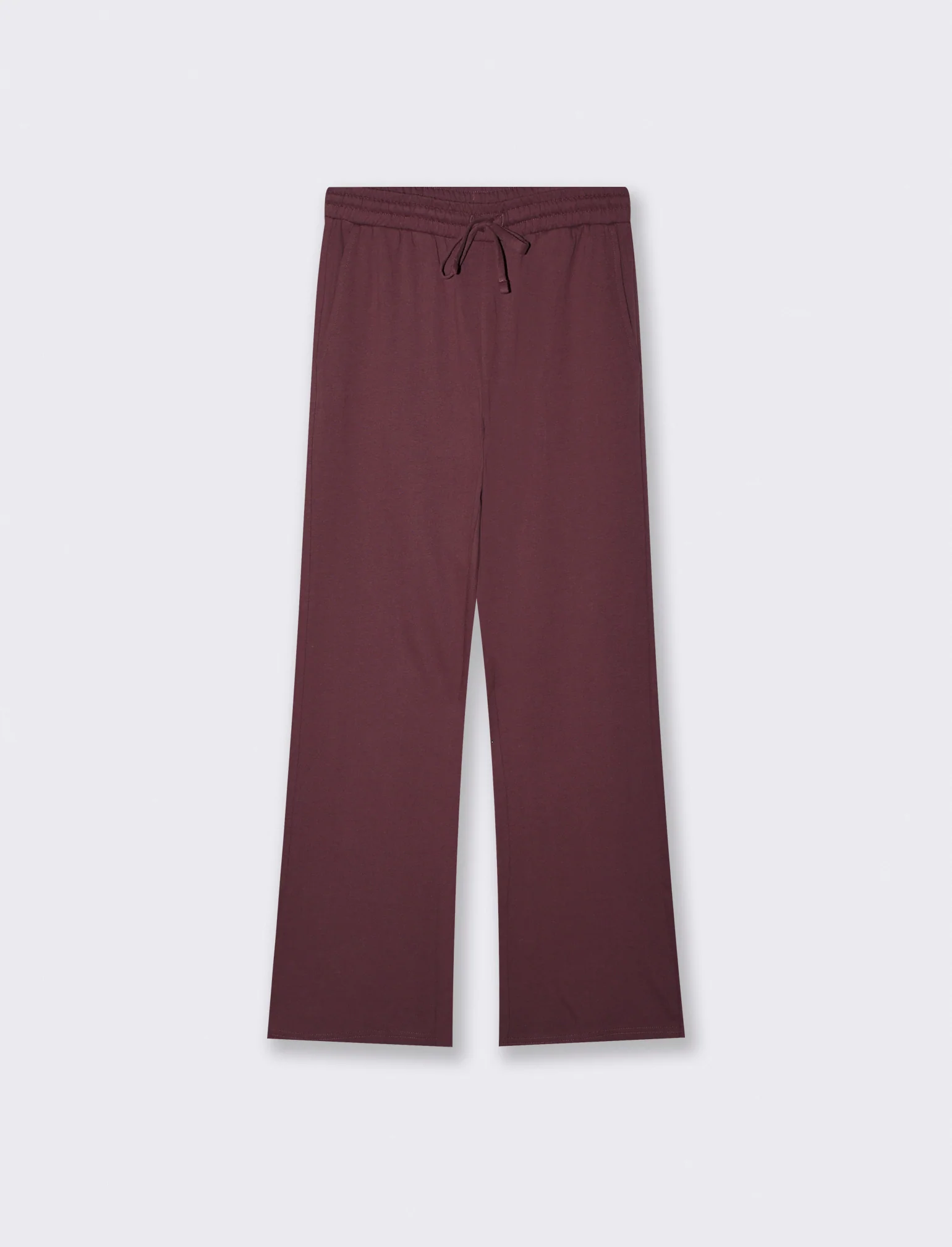 Pantaloni tuta dritti - Rosso amarena