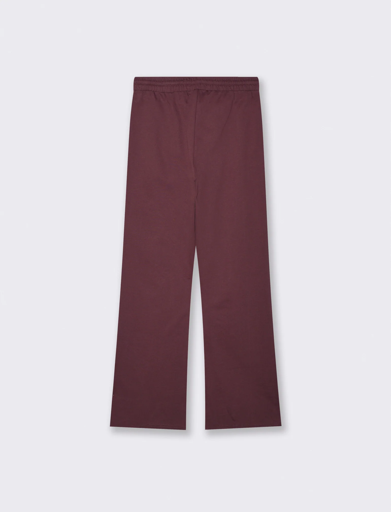 Pantaloni tuta dritti - Rosso amarena - Image 2