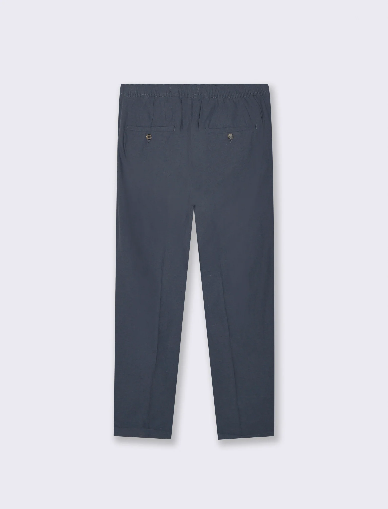 Pantaloni vita jogger misto lino da uomo - Avion - Image 2